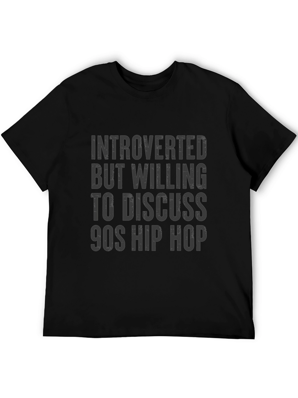 Introverted 90s Hip Hop Graphic T-Shirt