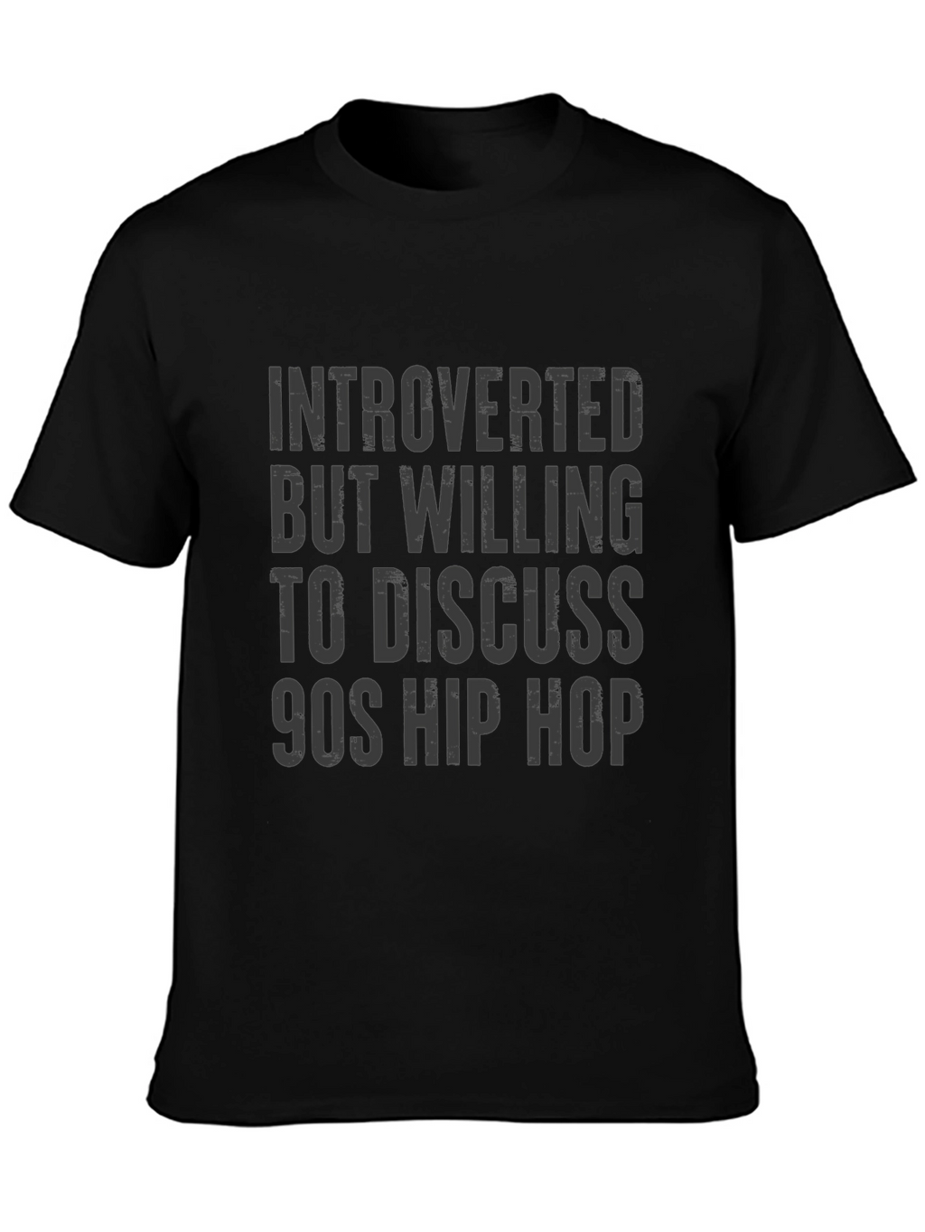 Introverted 90s Hip Hop Graphic T-Shirt