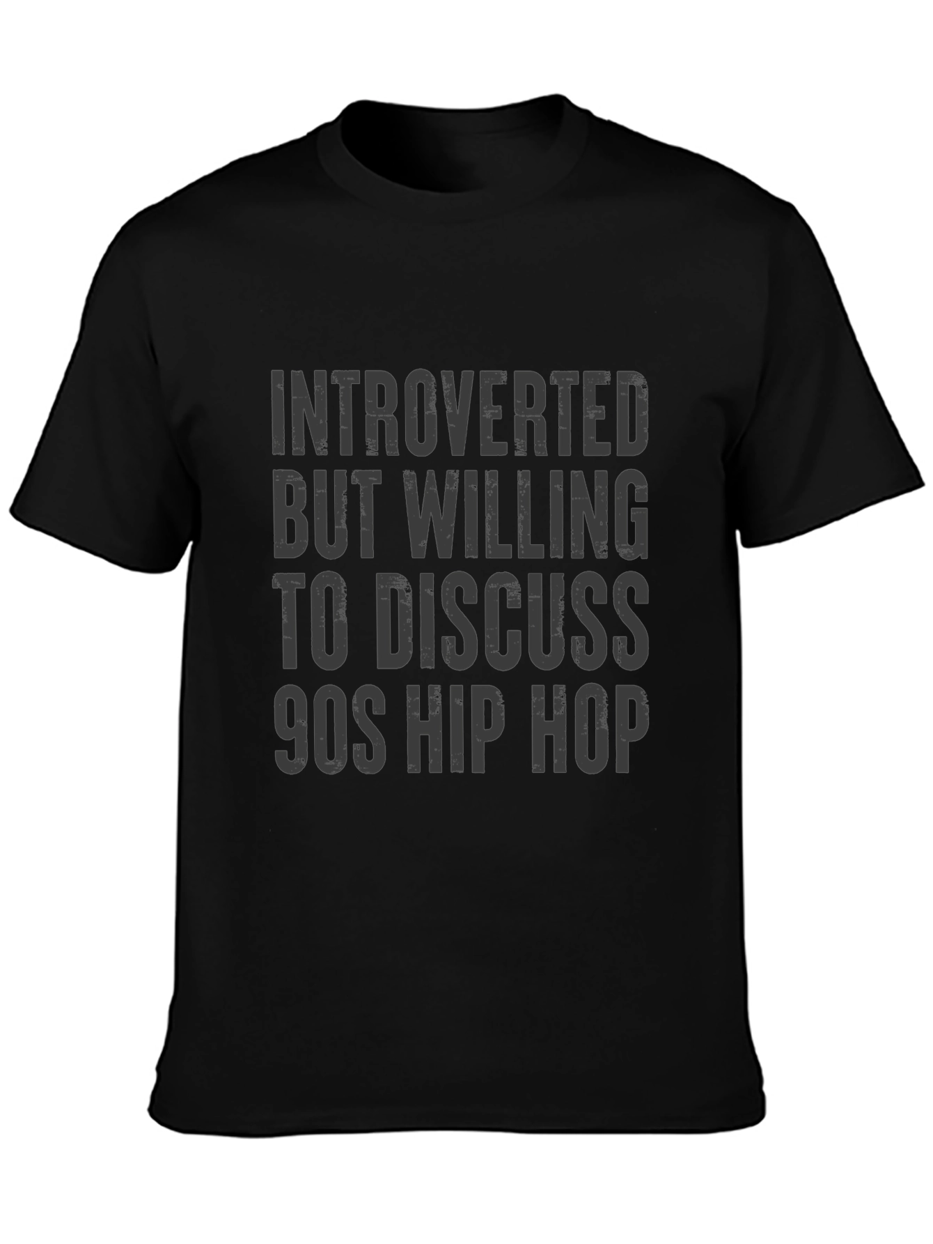 Introverted 90s Hip Hop Graphic T-Shirt