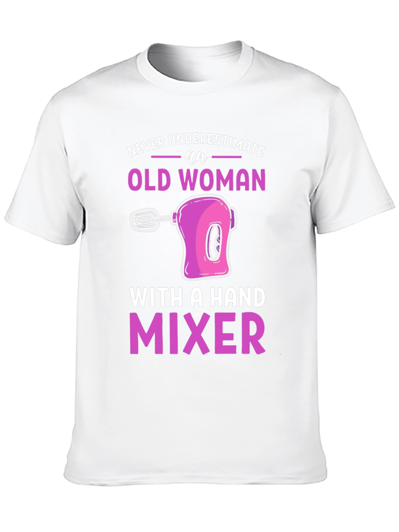 Old Woman Hand Mixer Graphic Tee