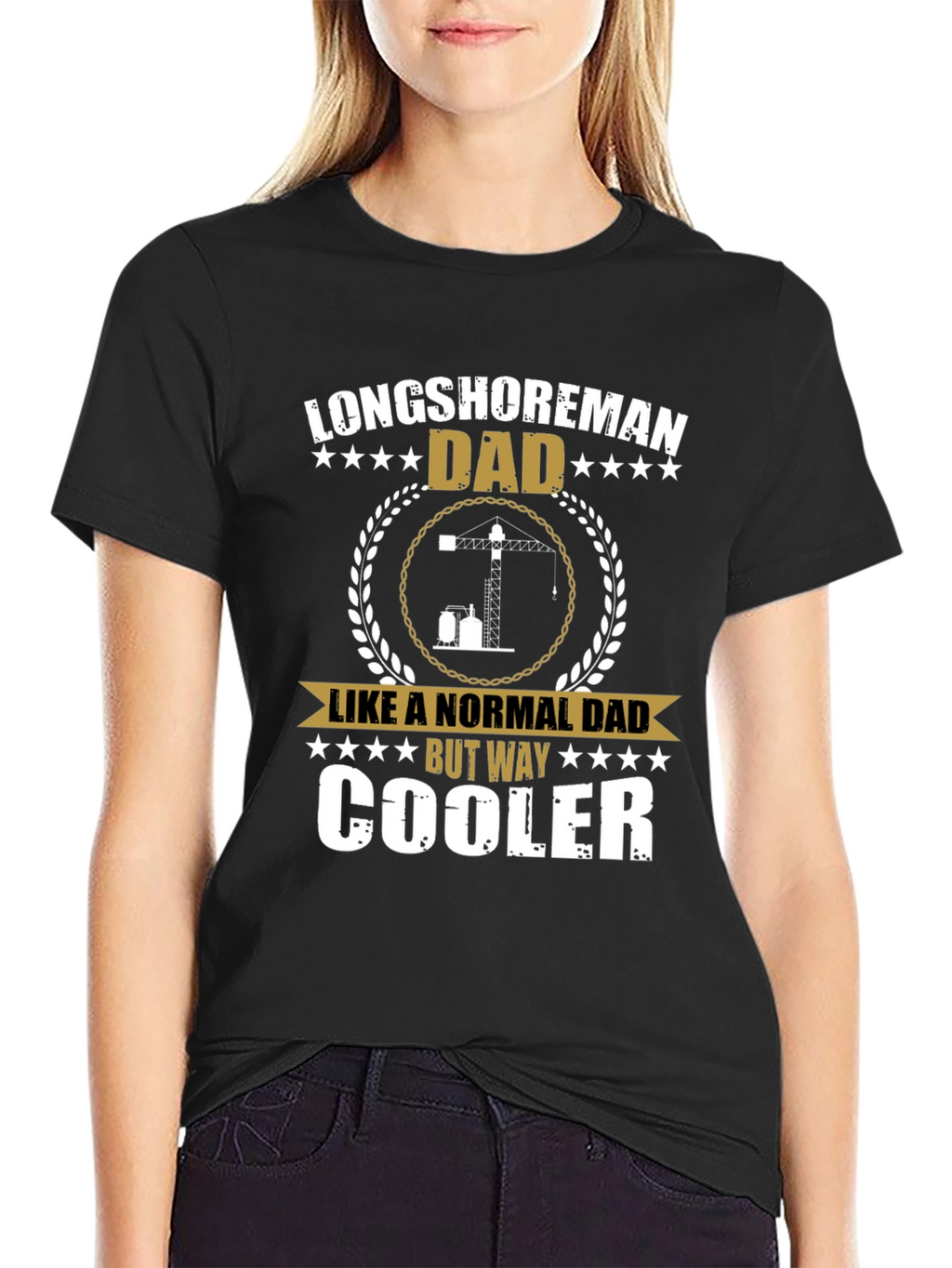 Longshoreman Dad T-Shirt - Cool Fathers Day Gift