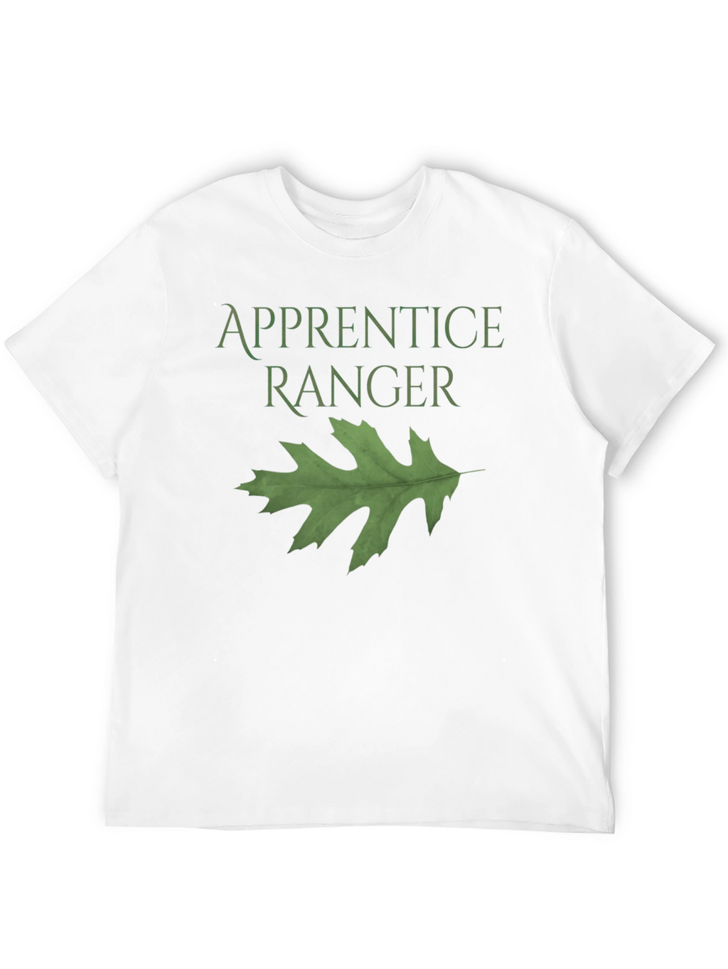 Apprentice Ranger Black T-Shirt with Leaf Design