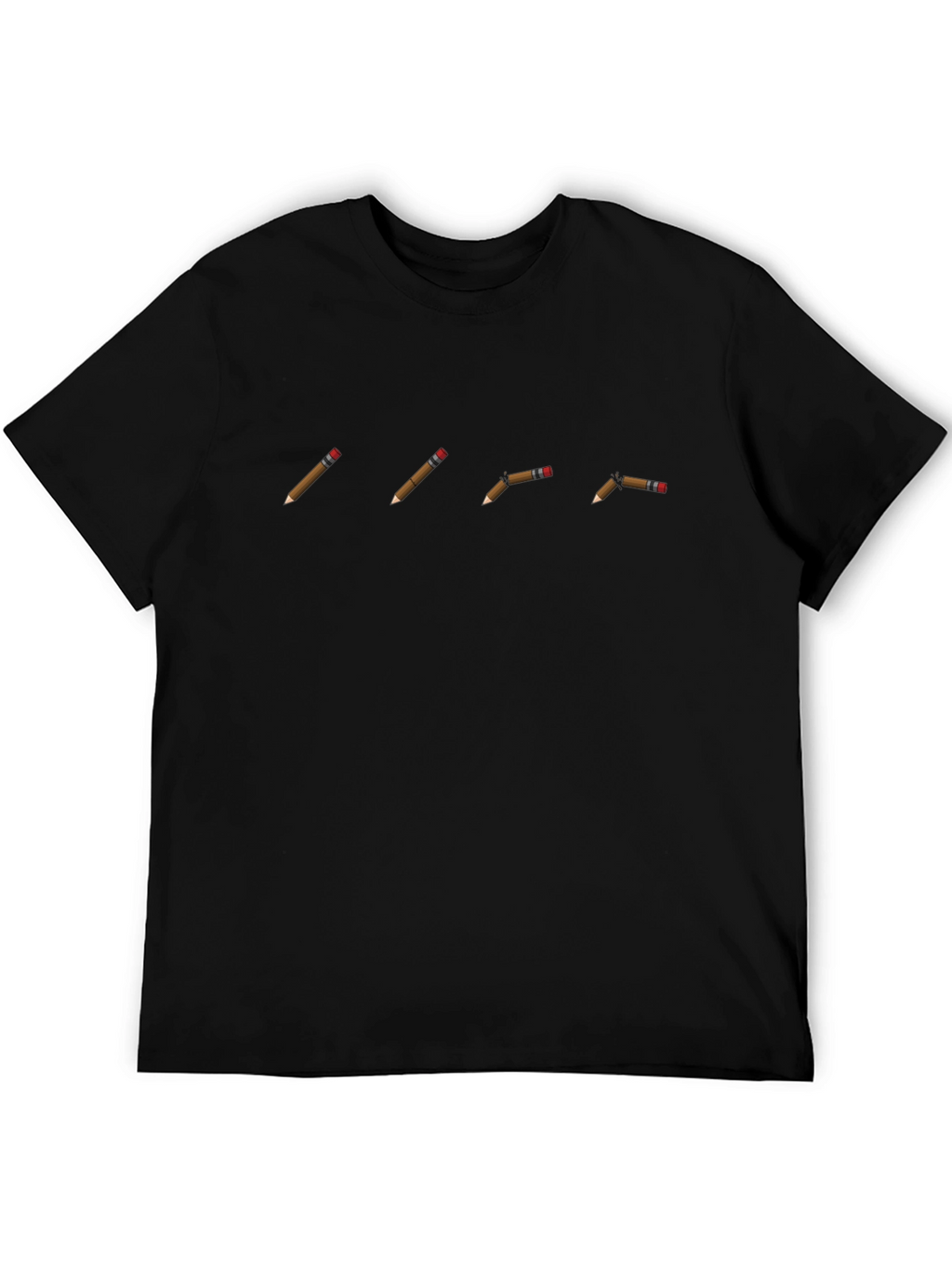 Pencil Progression Graphic Tee - Black