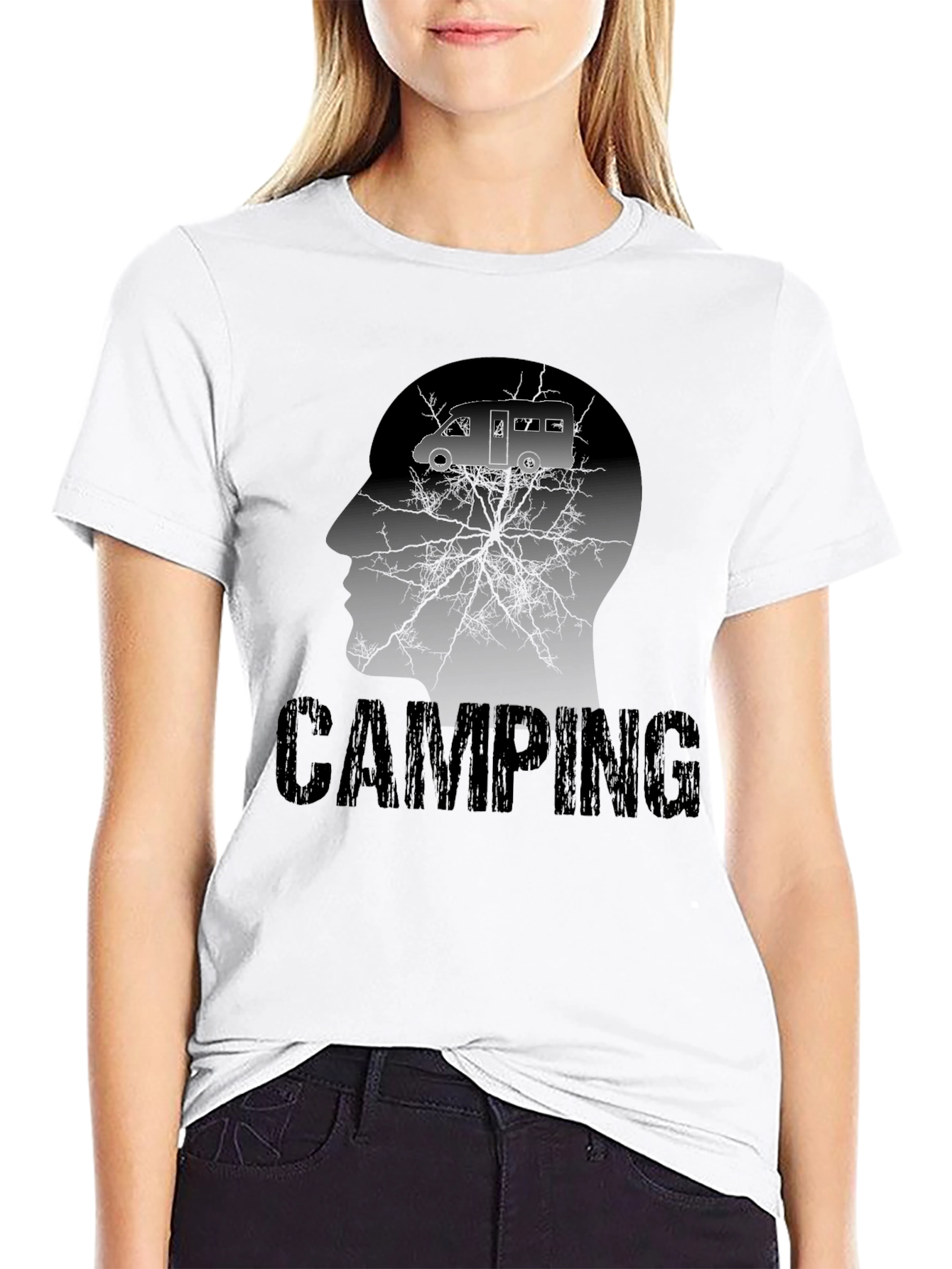 Camping RV Mind Graphic T-Shirt