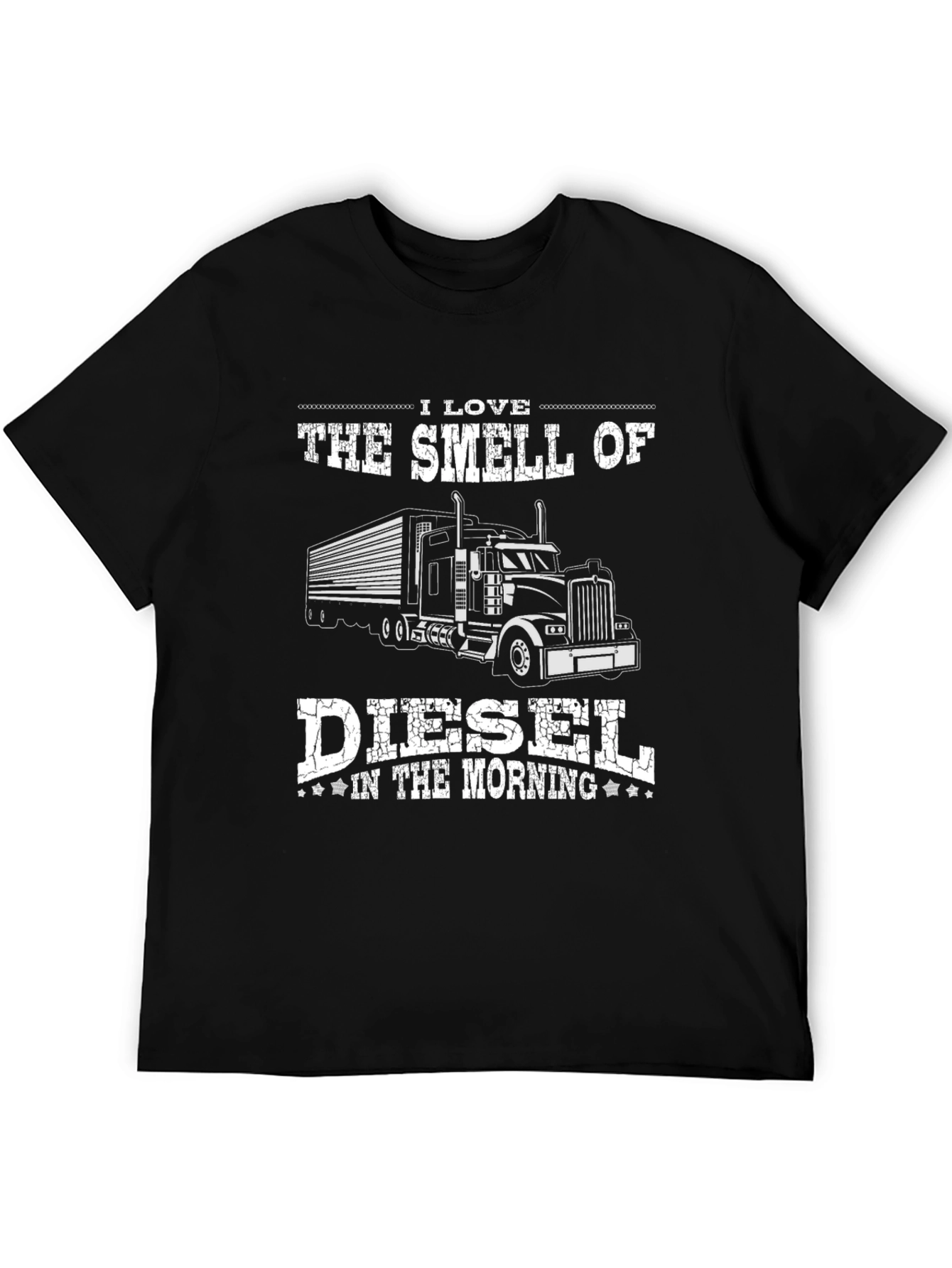 I Love The Smell of Diesel Trucker T-Shirt