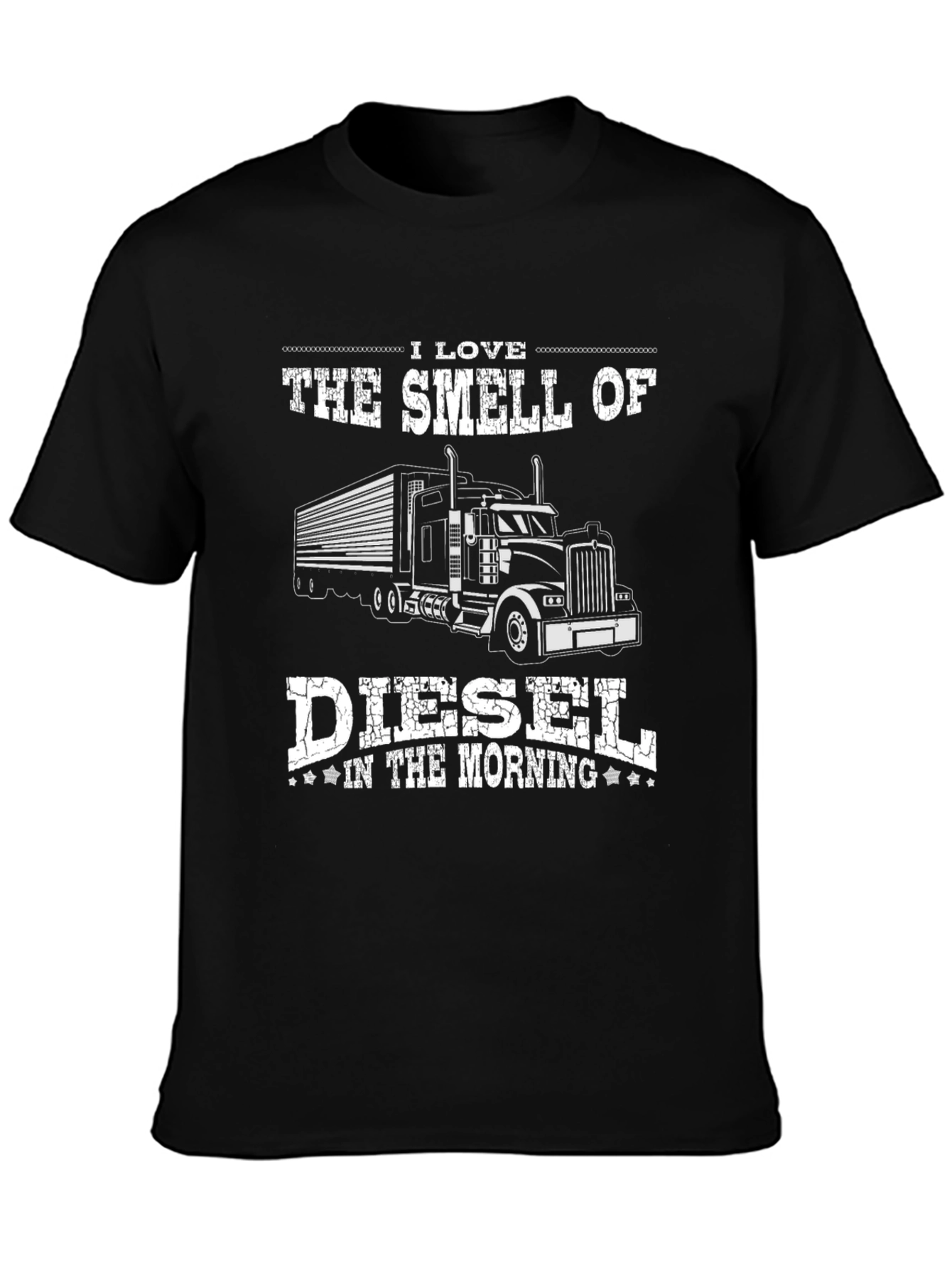 I Love The Smell of Diesel Trucker T-Shirt