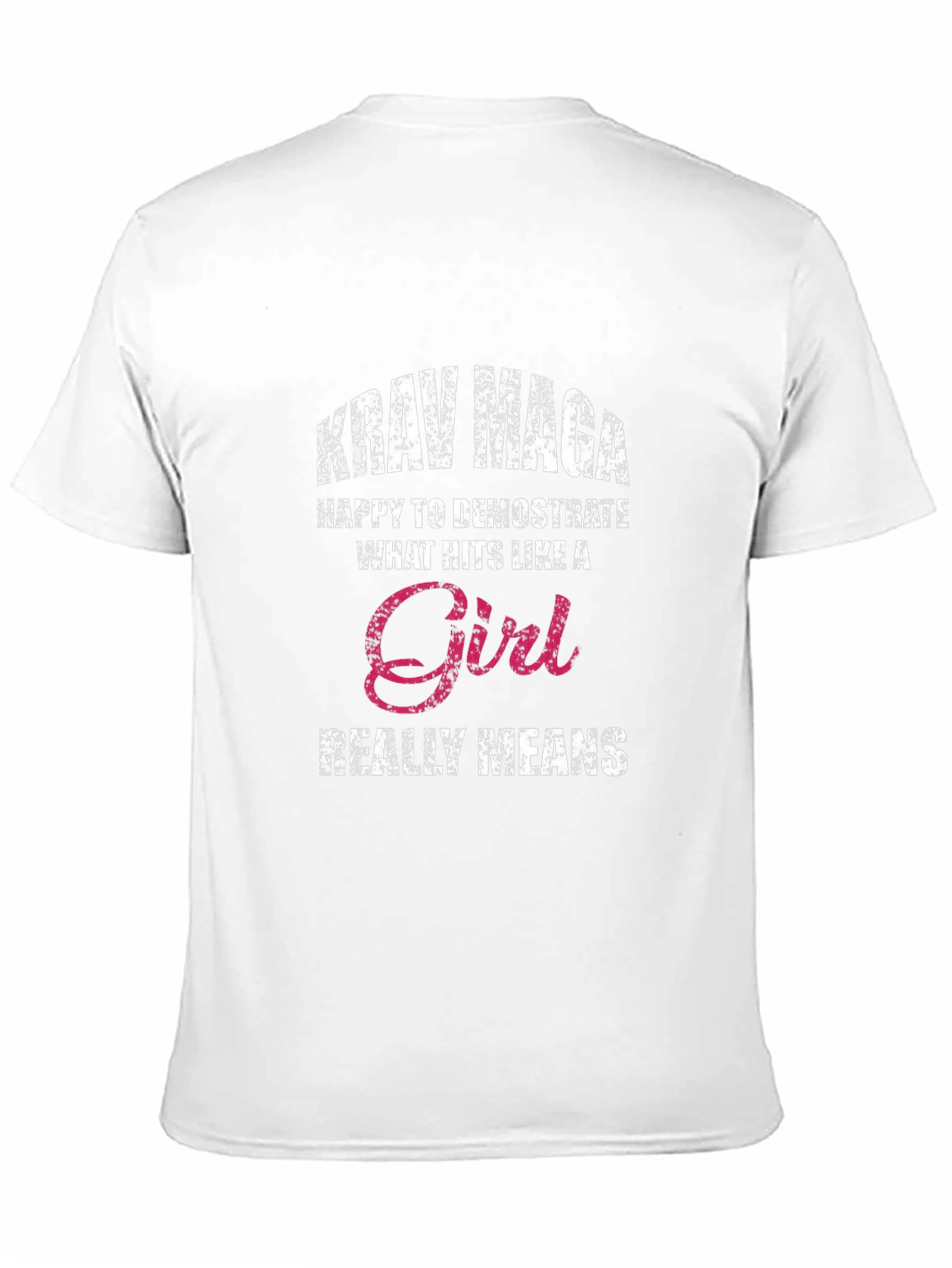 Krav Maga Hits Like A Girl Graphic T-Shirt