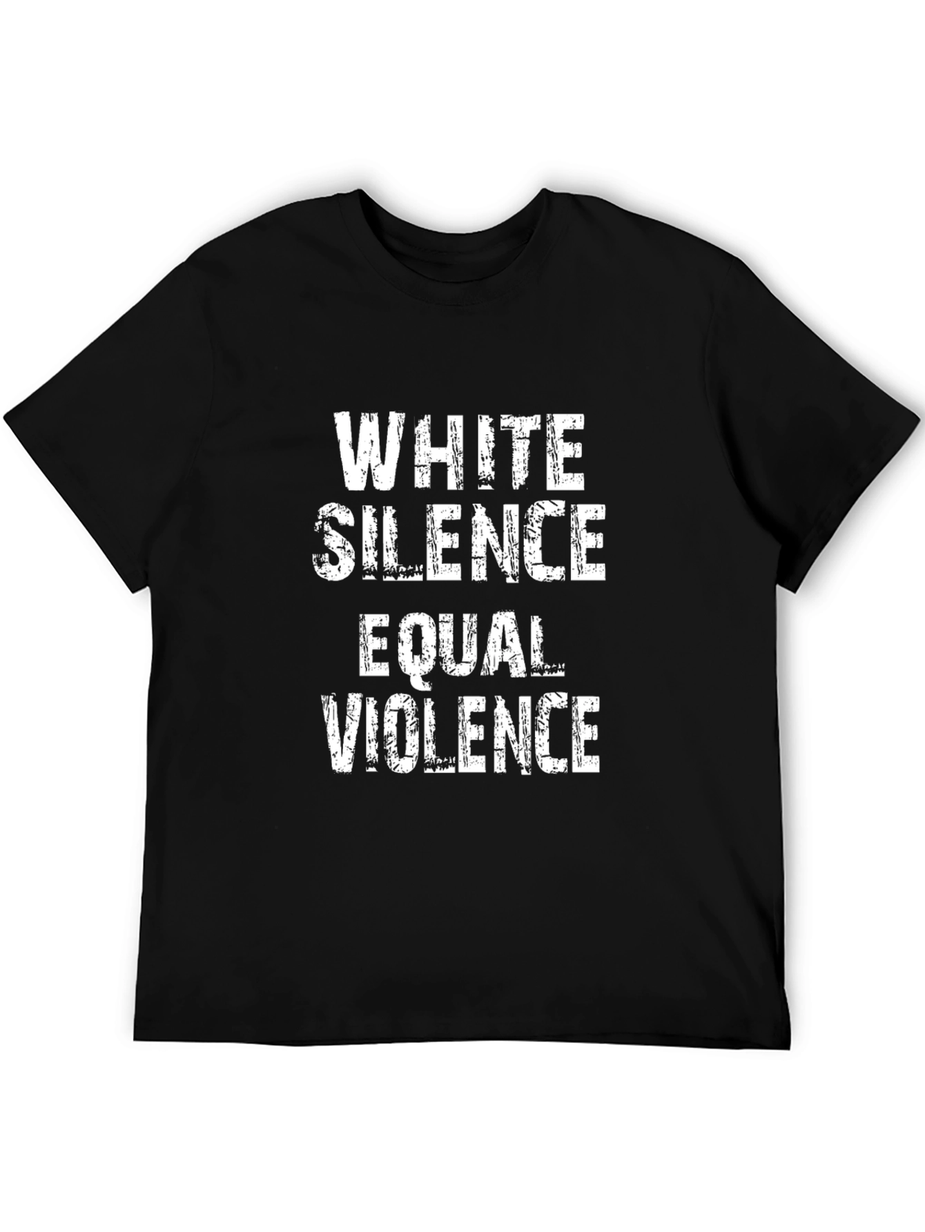 White Silence Equals Violence Graphic Tee