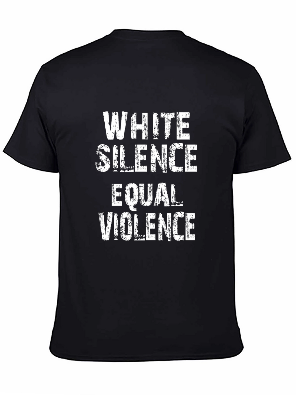 White Silence Equals Violence Graphic Tee