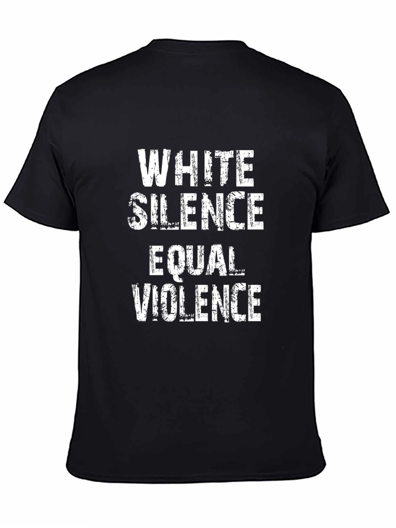 White Silence Equals Violence Graphic Tee