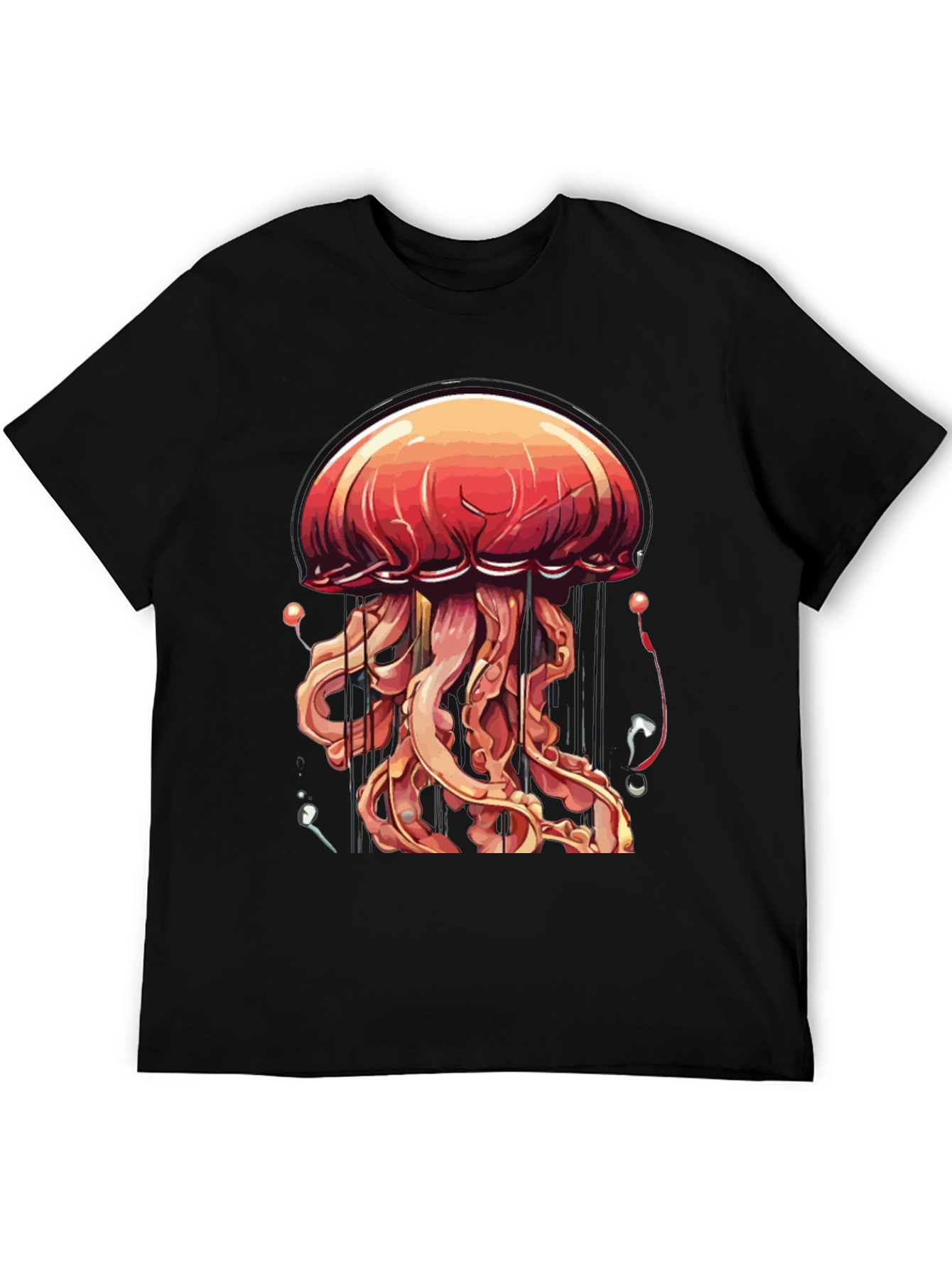 Jellyfish Graphic Tee - Unique Sea Life Design