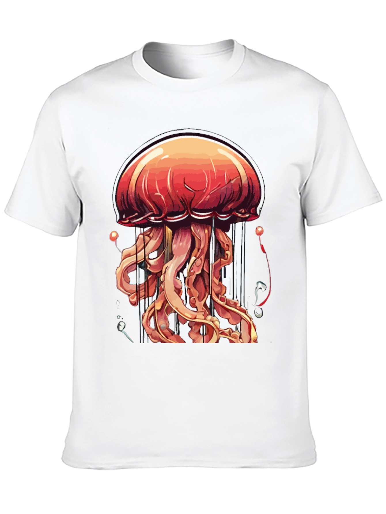 Jellyfish Graphic Tee - Unique Sea Life Design