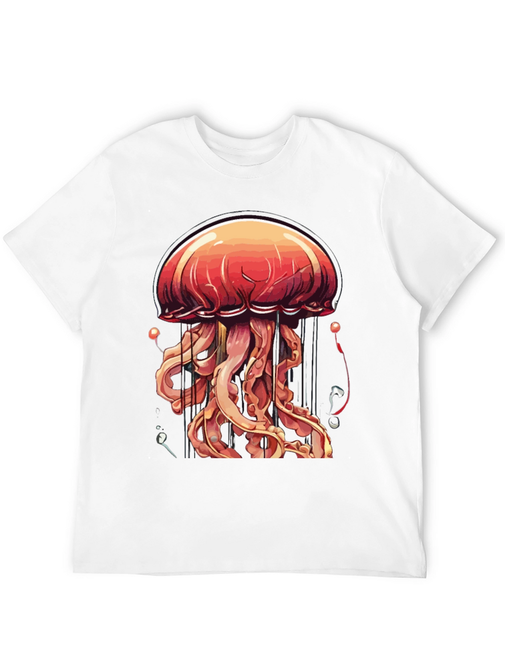 Jellyfish Graphic Tee - Unique Sea Life Design