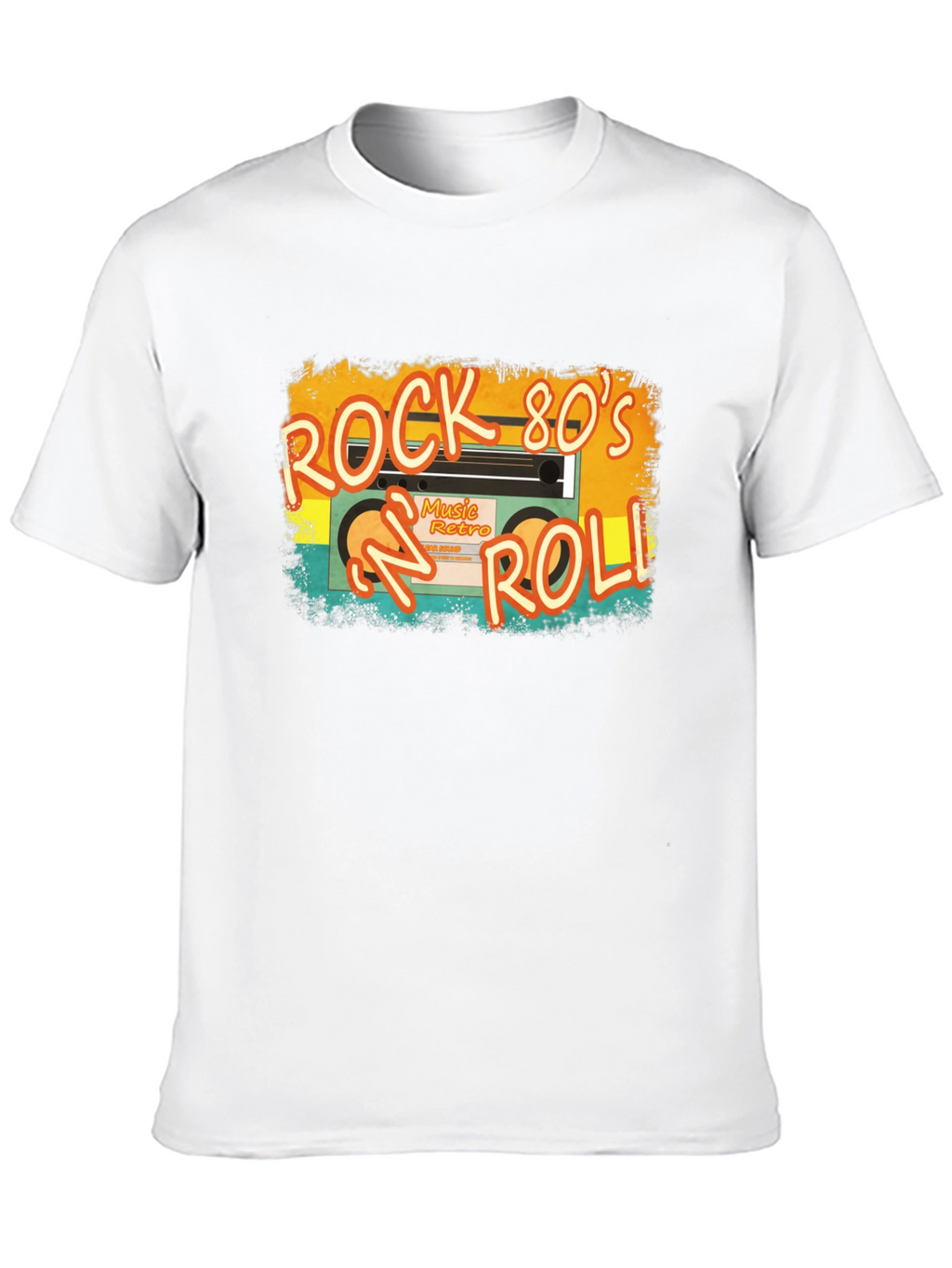 Rock 80s N Roll Retro Music T-Shirt