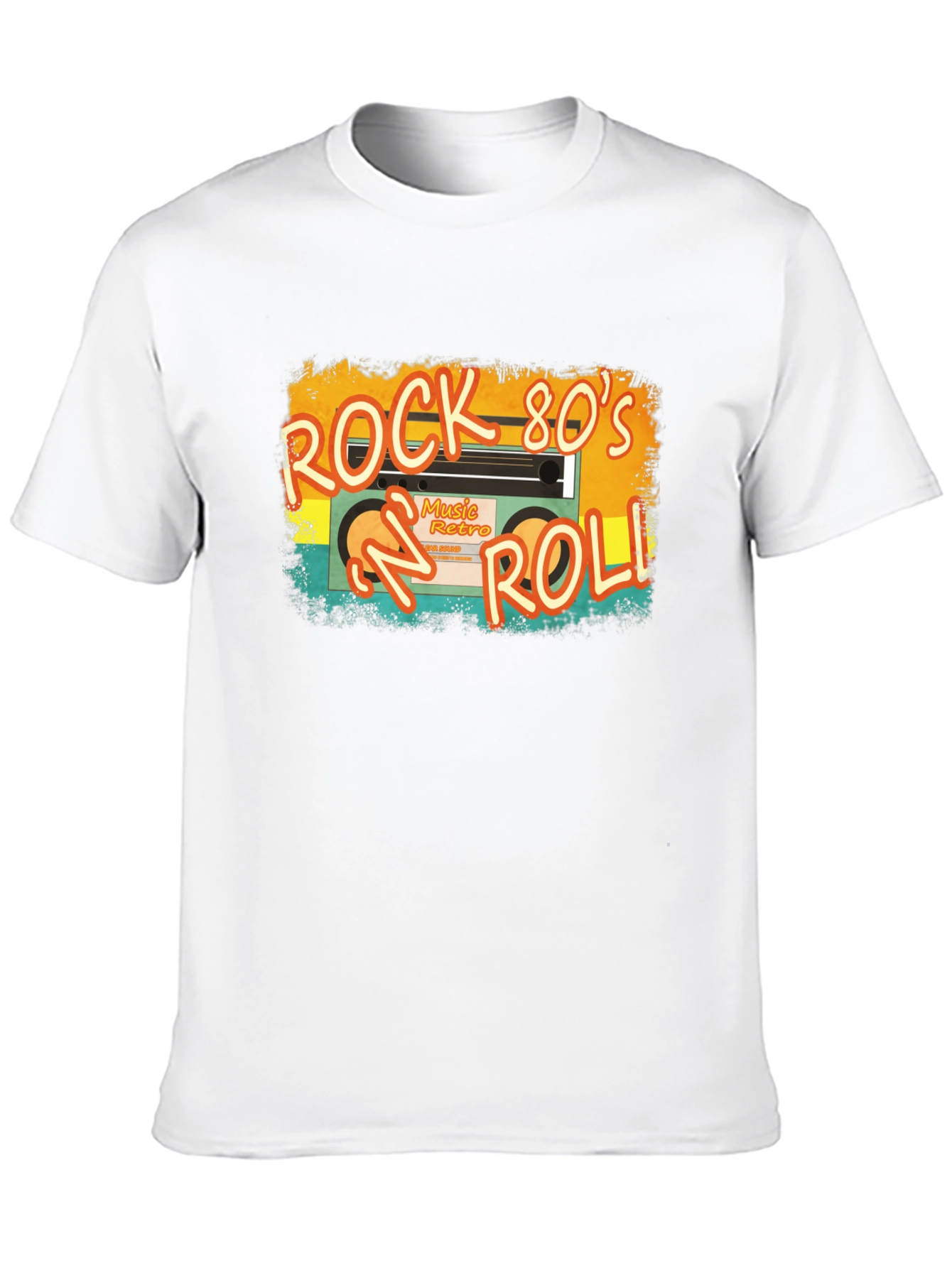 Rock 80s N Roll Retro Music T-Shirt