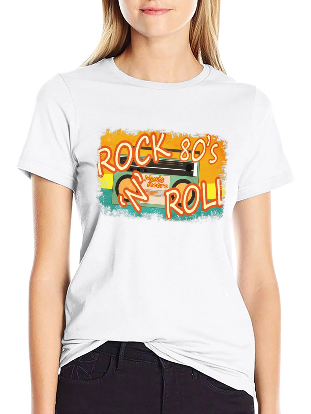 Rock 80s N Roll Retro Music T-Shirt