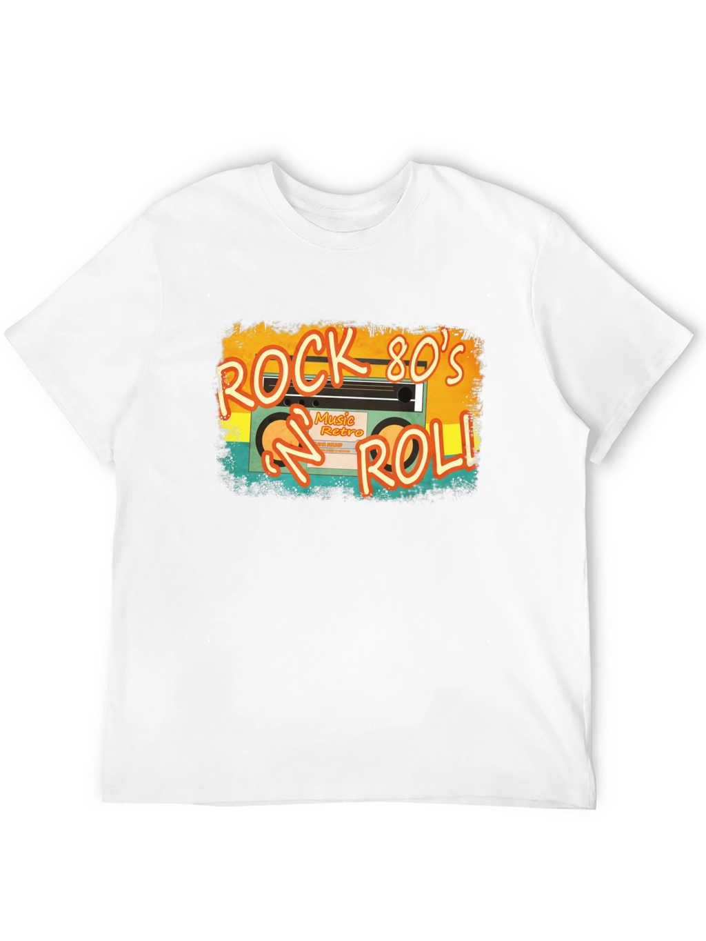Rock 80s N Roll Retro Music T-Shirt