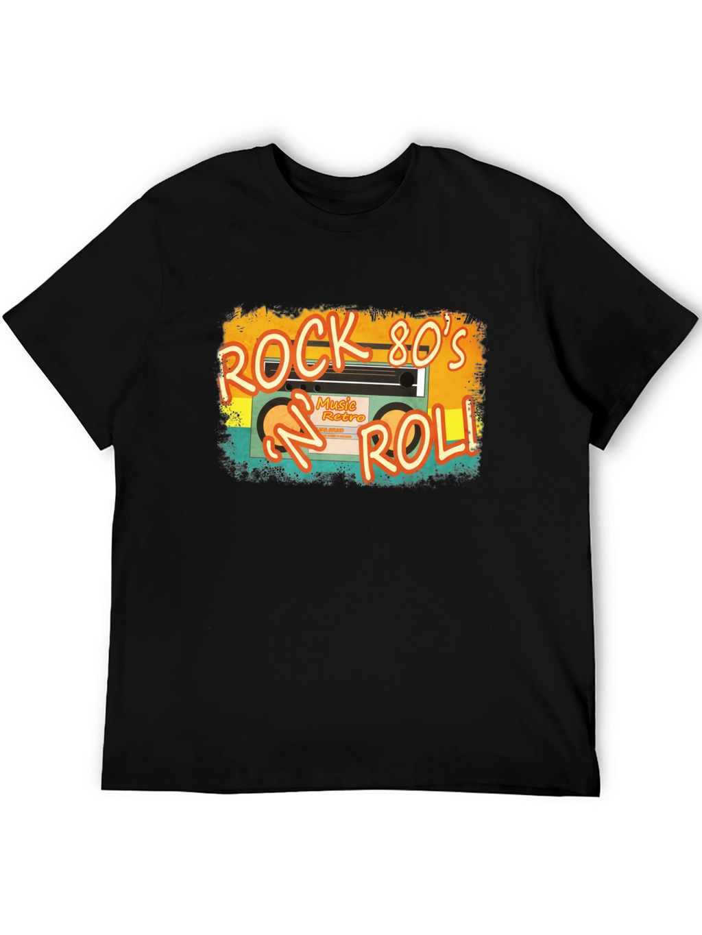 Rock 80s N Roll Retro Music T-Shirt