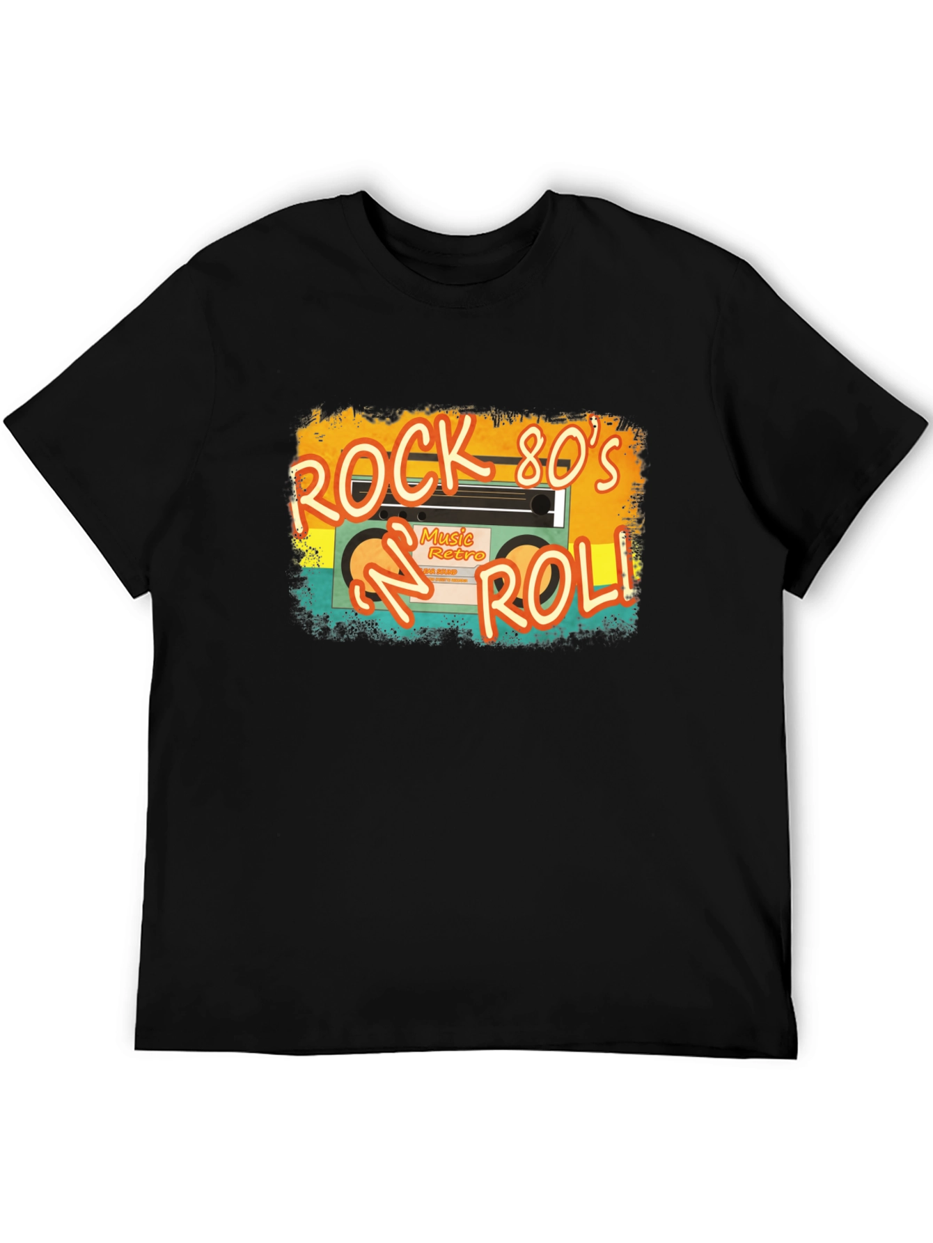 Rock 80s N Roll Retro Music T-Shirt