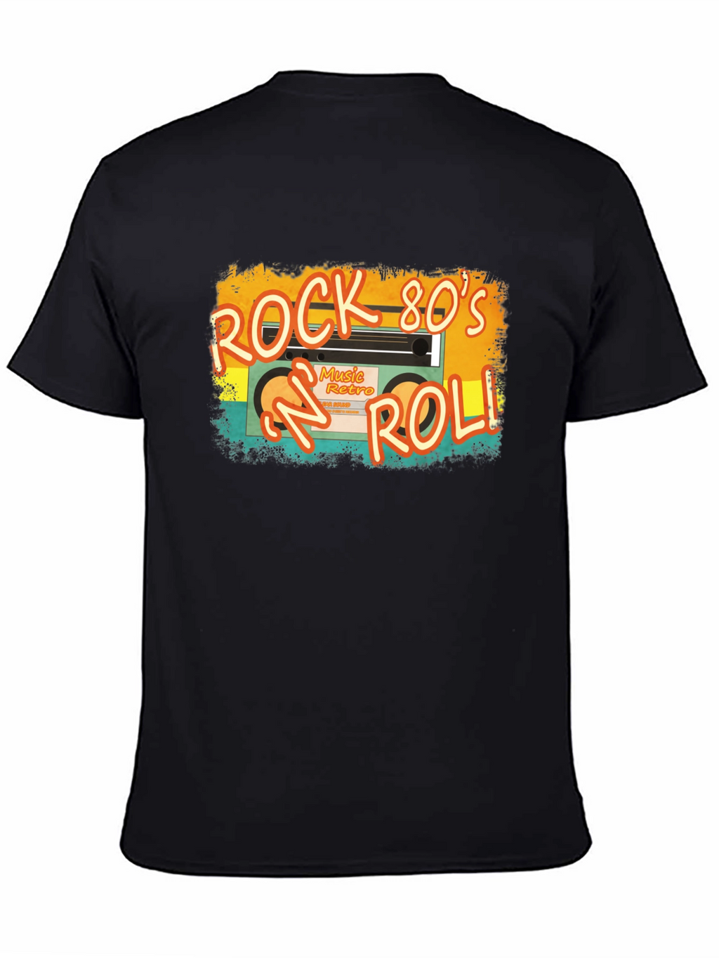 Rock 80s N Roll Retro Music T-Shirt