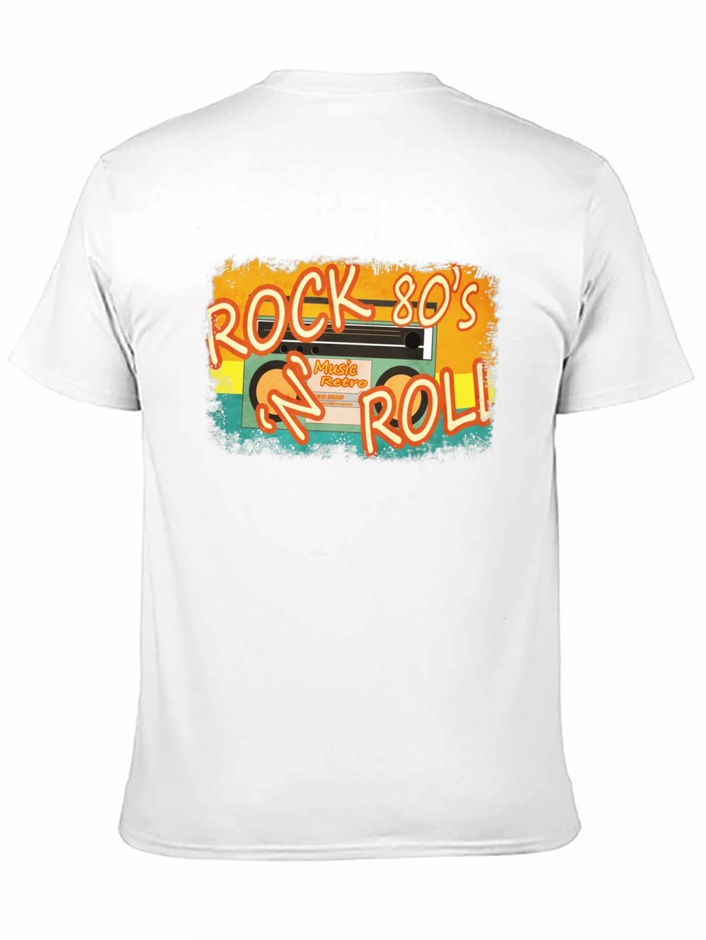 Rock 80s N Roll Retro Music T-Shirt