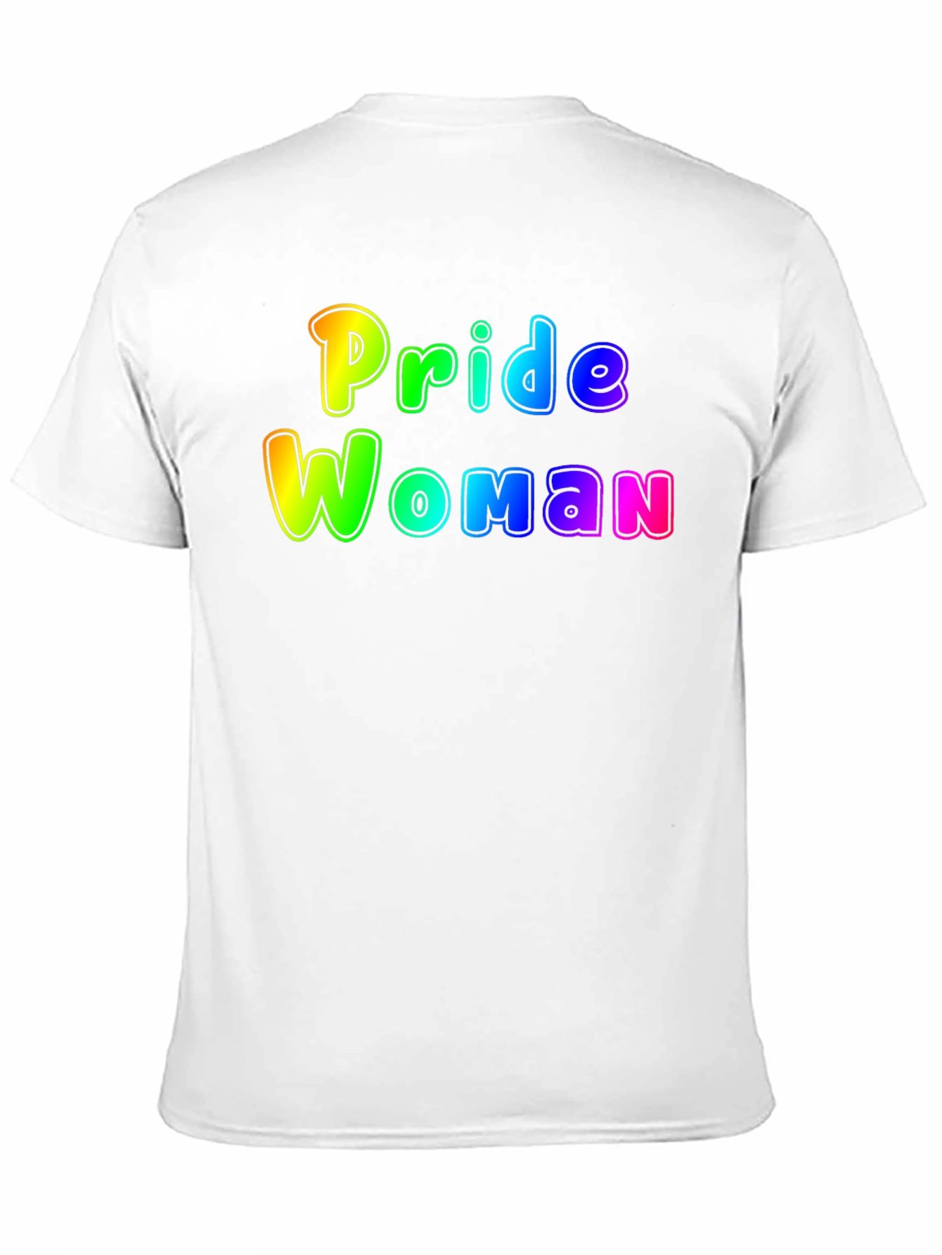 Pride Woman Rainbow Graphic T-Shirt - Black