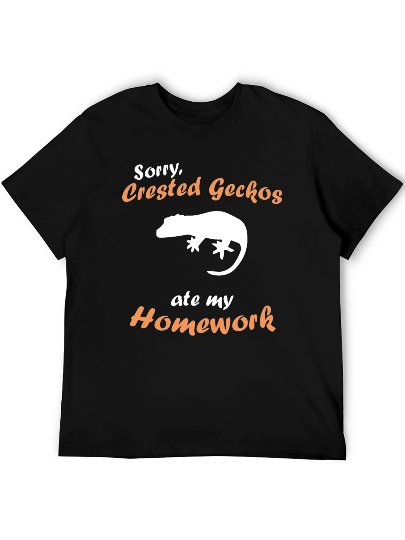 Crested Gecko Homework Excuse T-Shirt
