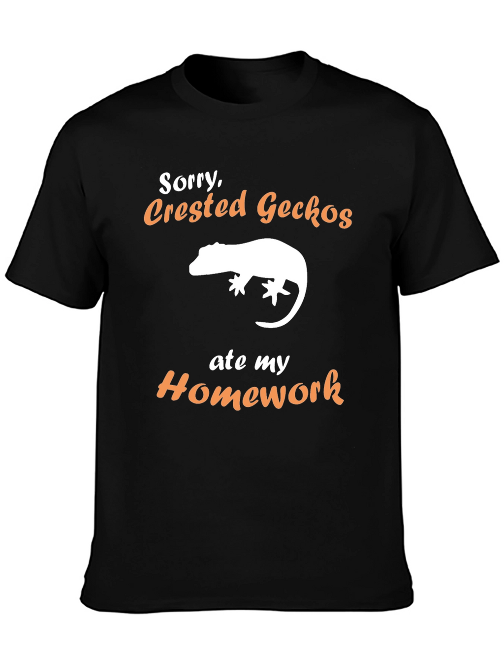 Crested Gecko Homework Excuse T-Shirt