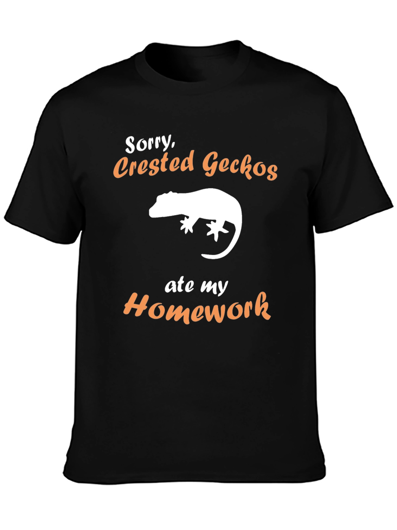 Crested Gecko Homework Excuse T-Shirt