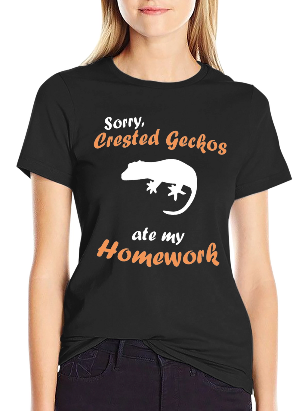 Crested Gecko Homework Excuse T-Shirt