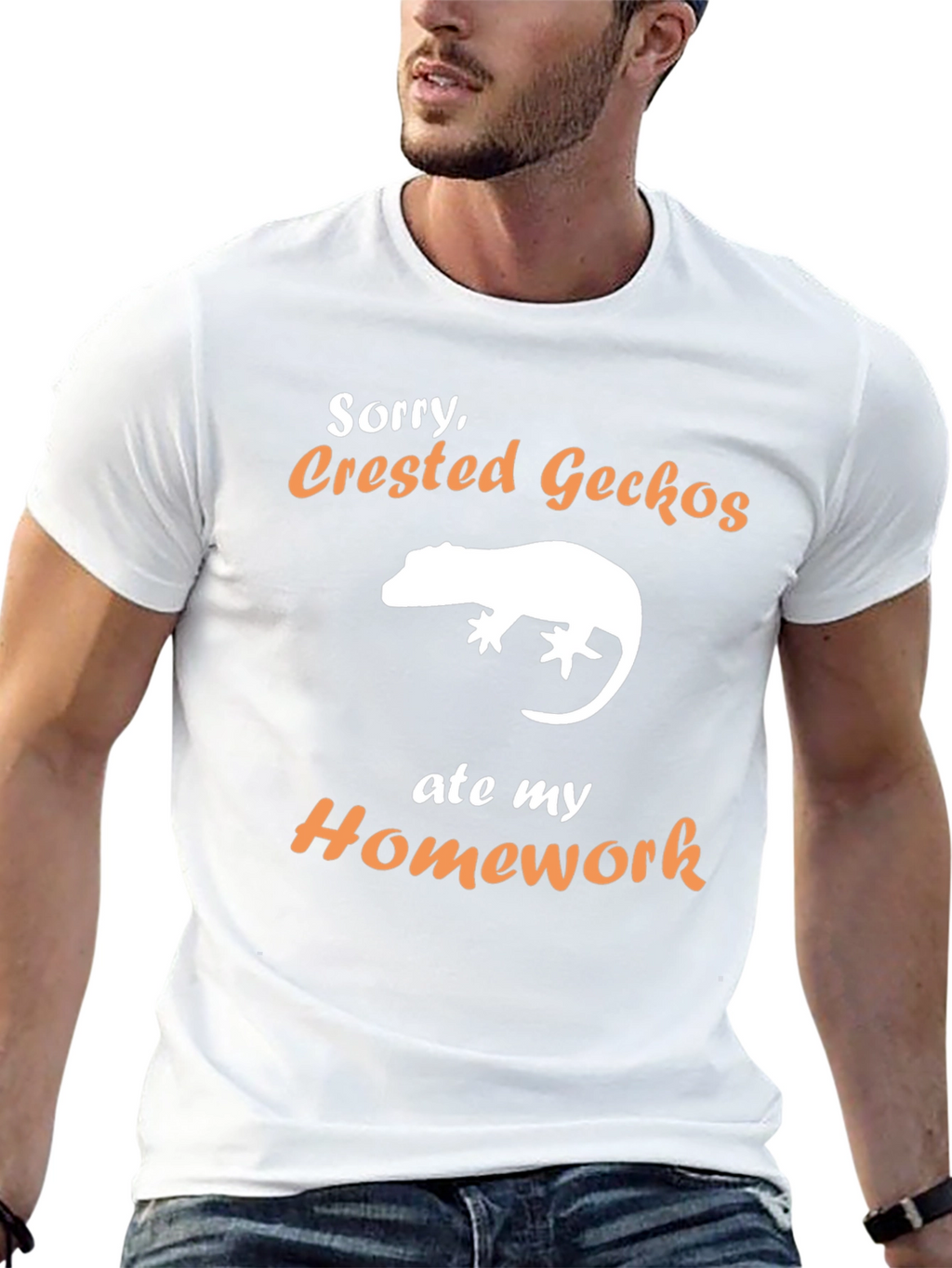 Crested Gecko Homework Excuse T-Shirt