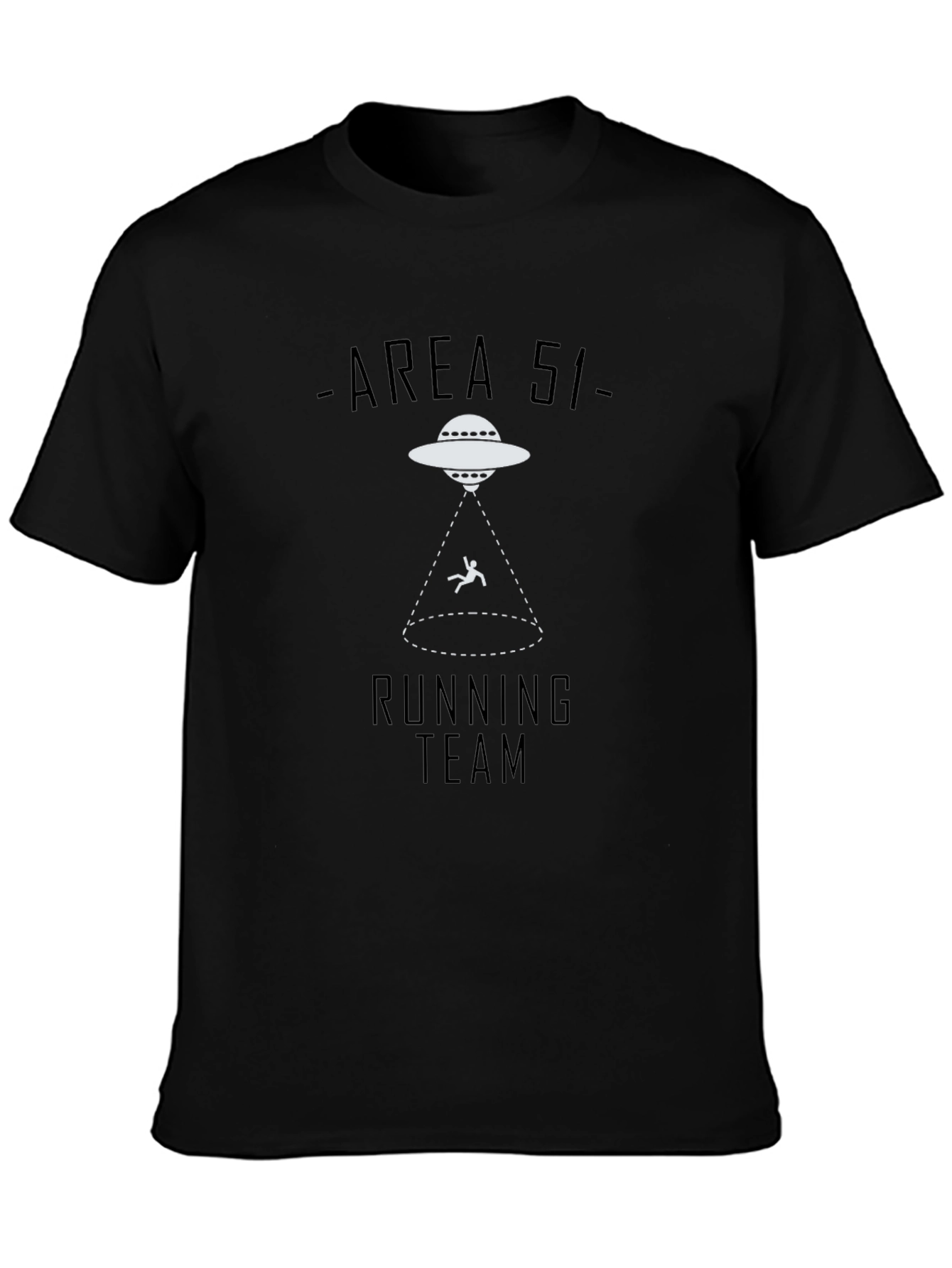 Area 51 Running Team UFO Abduction T-Shirt