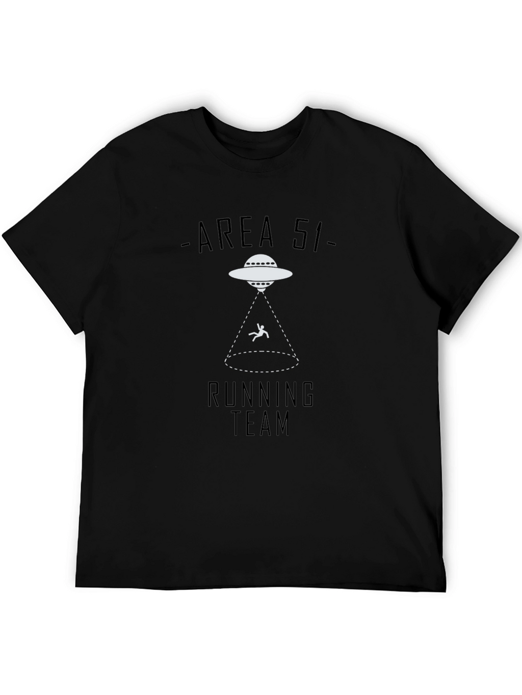 Area 51 Running Team UFO Abduction T-Shirt