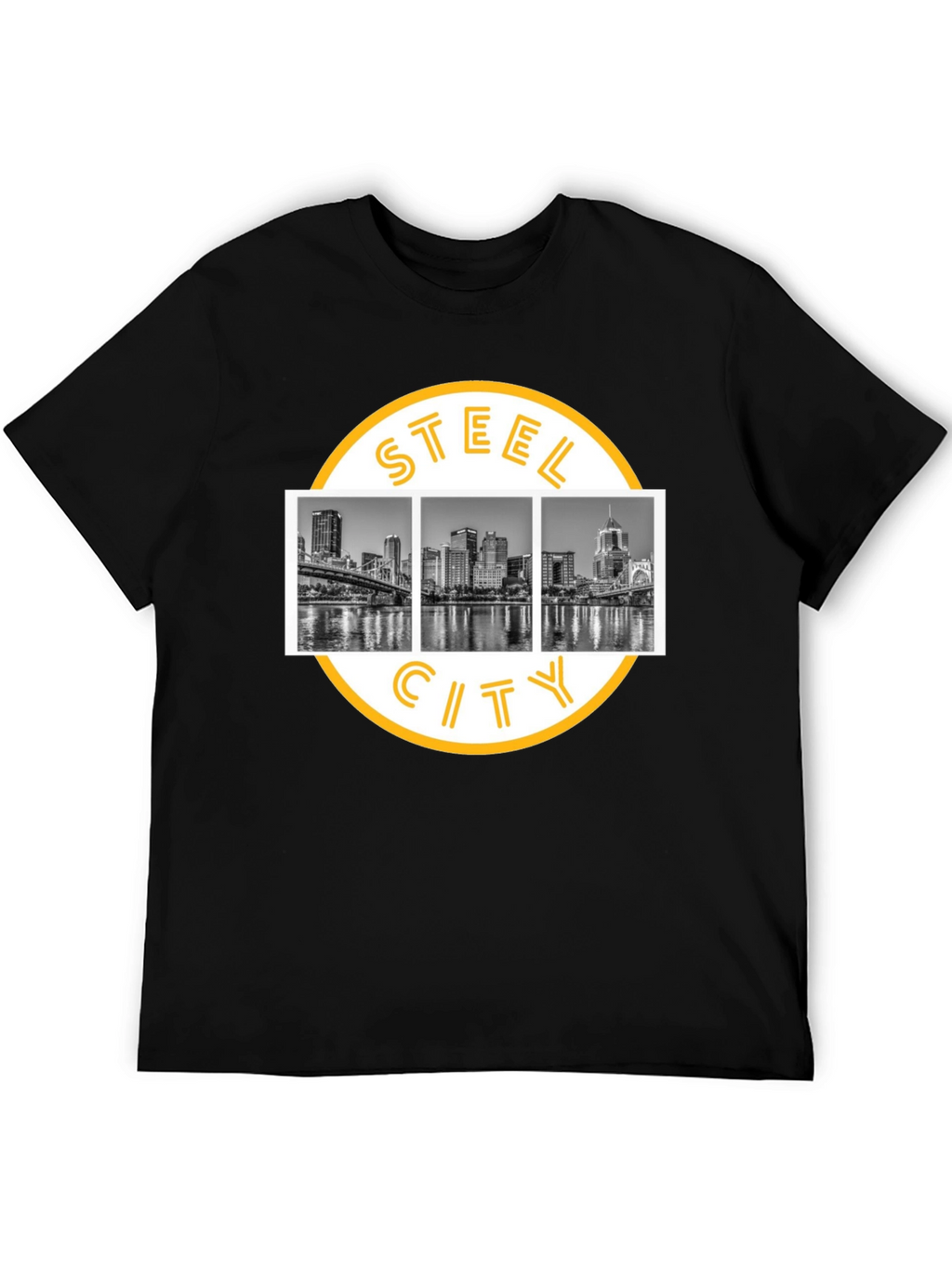 Steel City Skyline Graphic T-Shirt