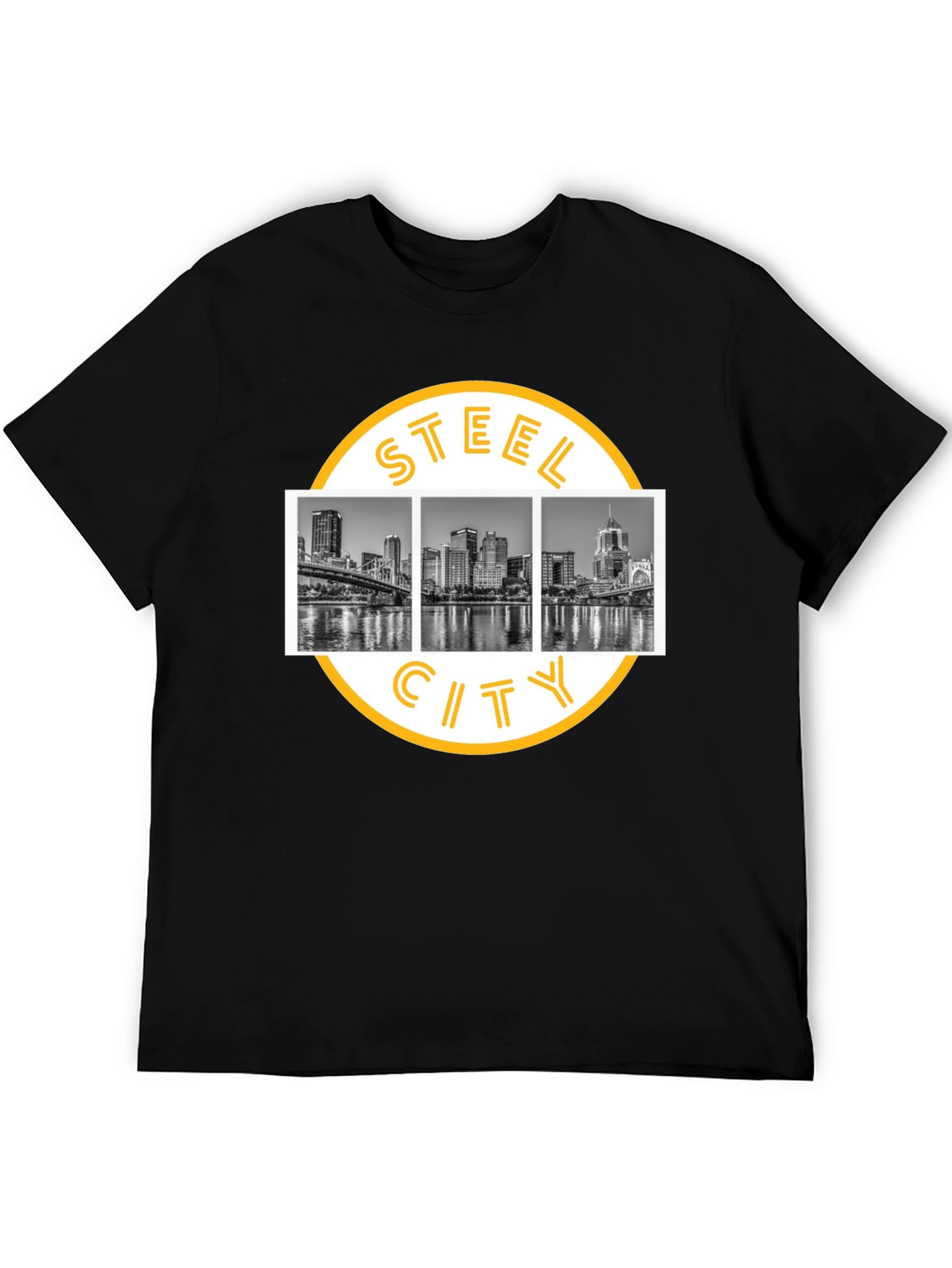 Steel City Skyline Graphic T-Shirt