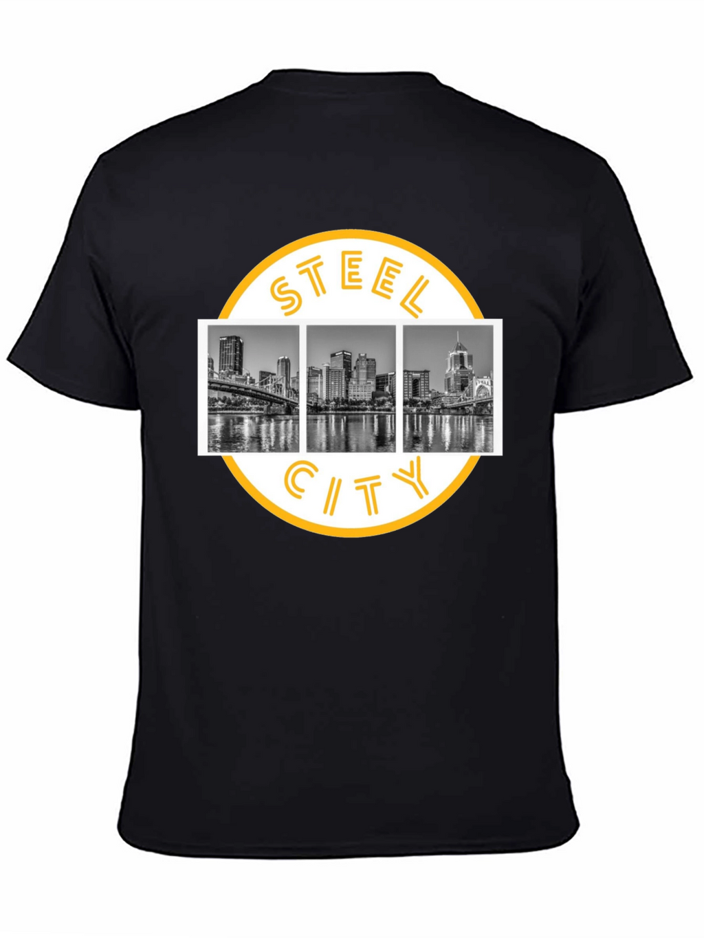 Steel City Skyline Graphic T-Shirt