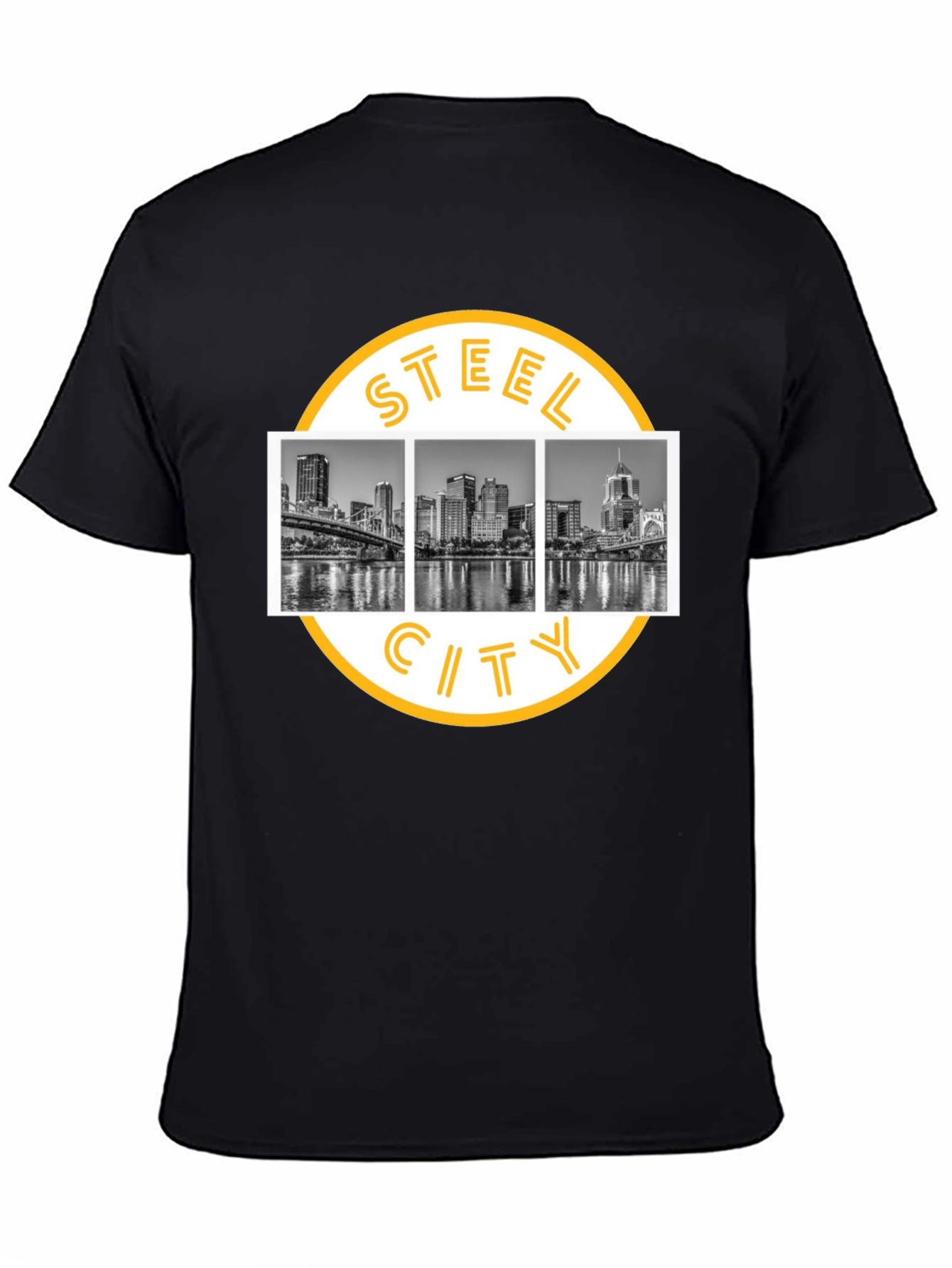 Steel City Skyline Graphic T-Shirt