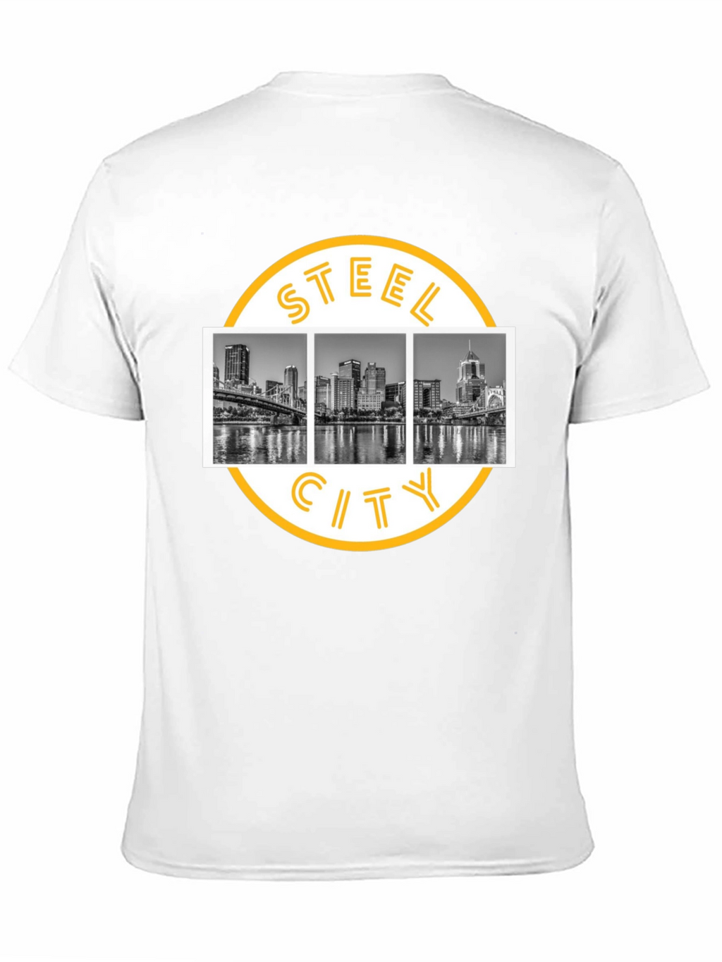 Steel City Skyline Graphic T-Shirt