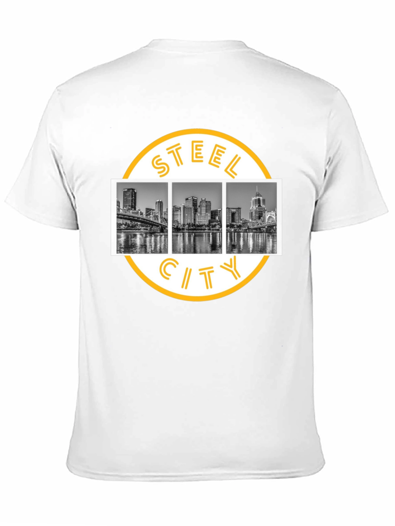 Steel City Skyline Graphic T-Shirt