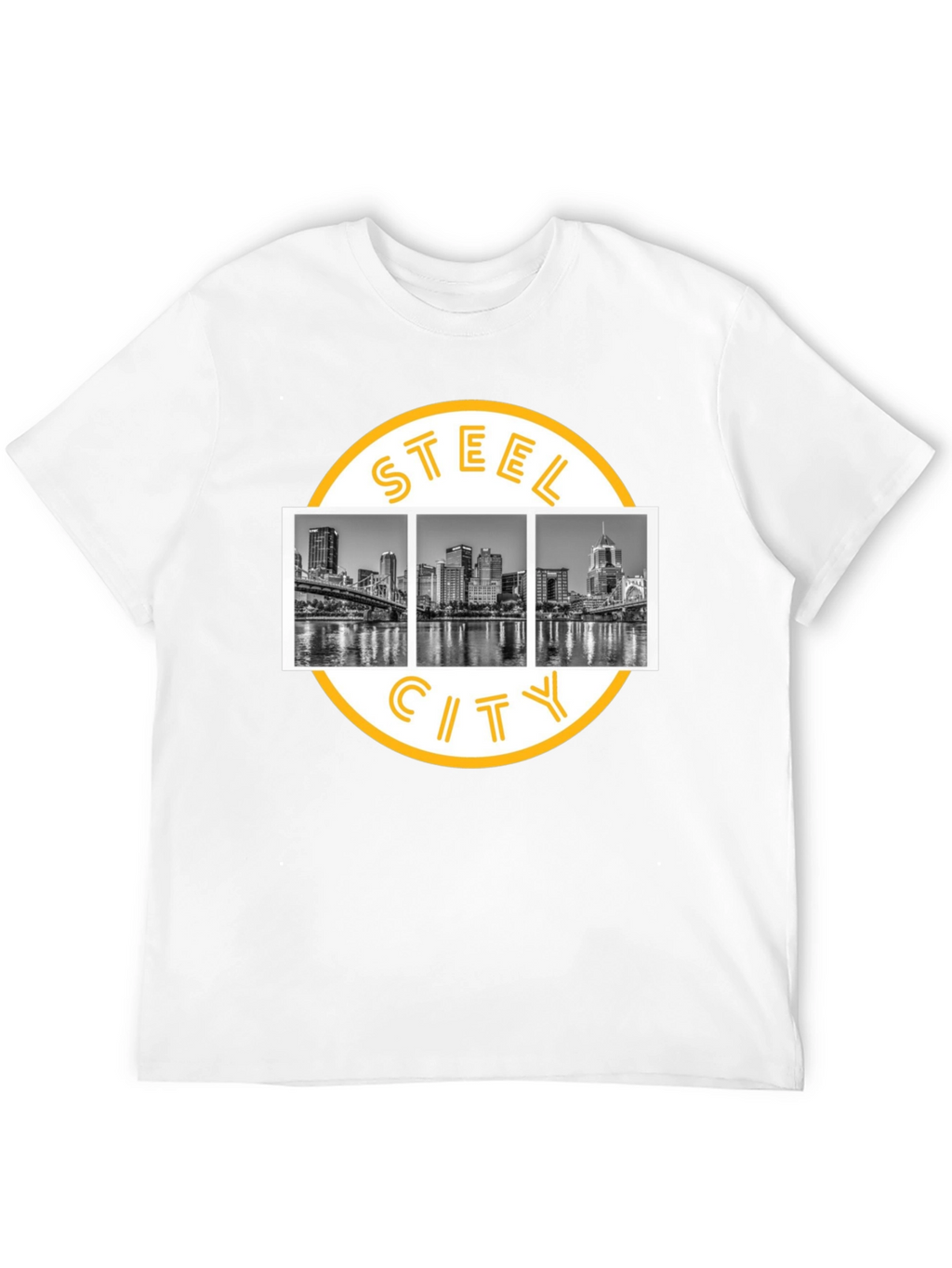 Steel City Skyline Graphic T-Shirt