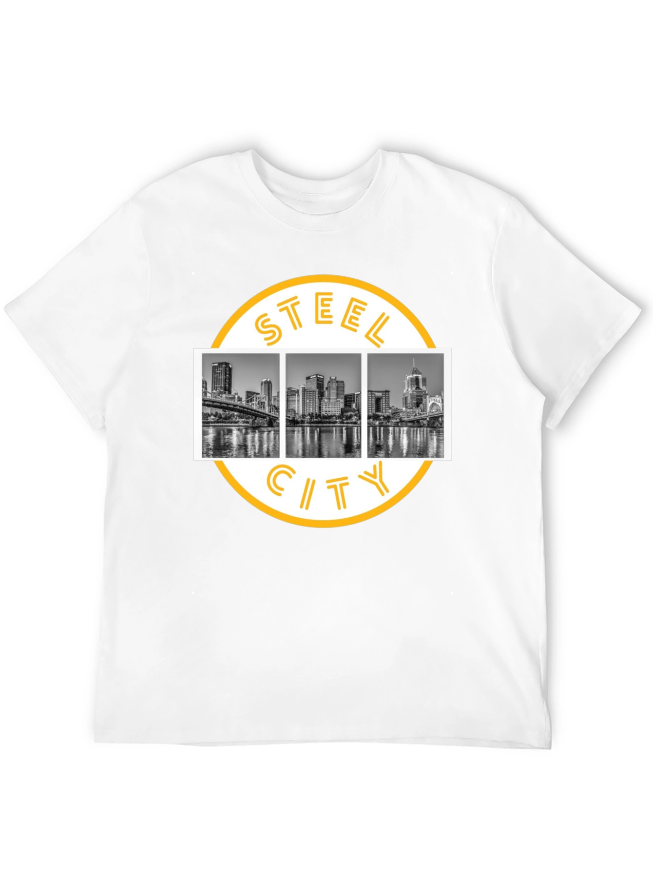 Steel City Skyline Graphic T-Shirt