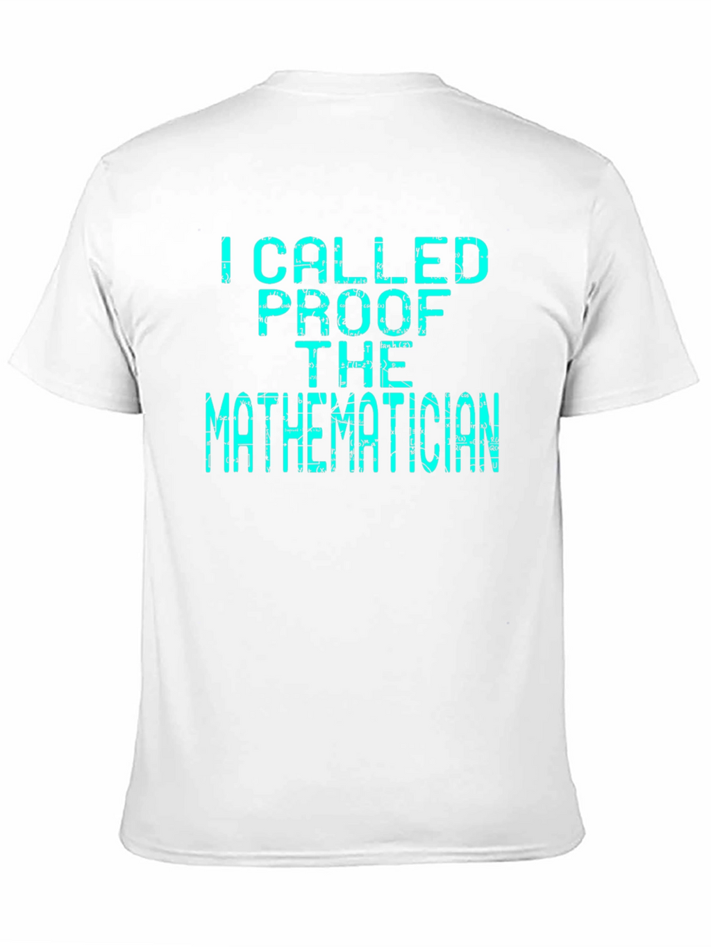 I Called Proof The Mathematician Graphic T-Shirt