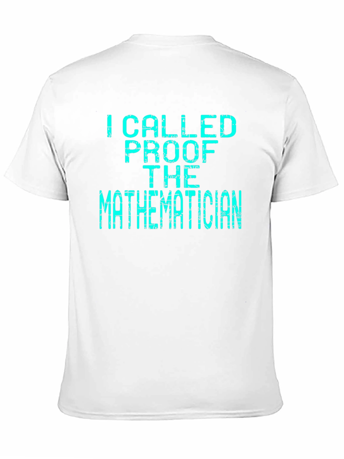 I Called Proof The Mathematician Graphic T-Shirt