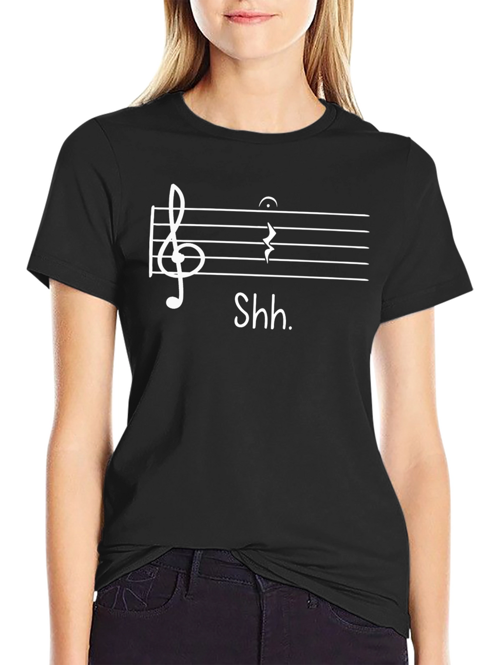 Shh! Music Rest T-Shirt - Comfortable & Stylish