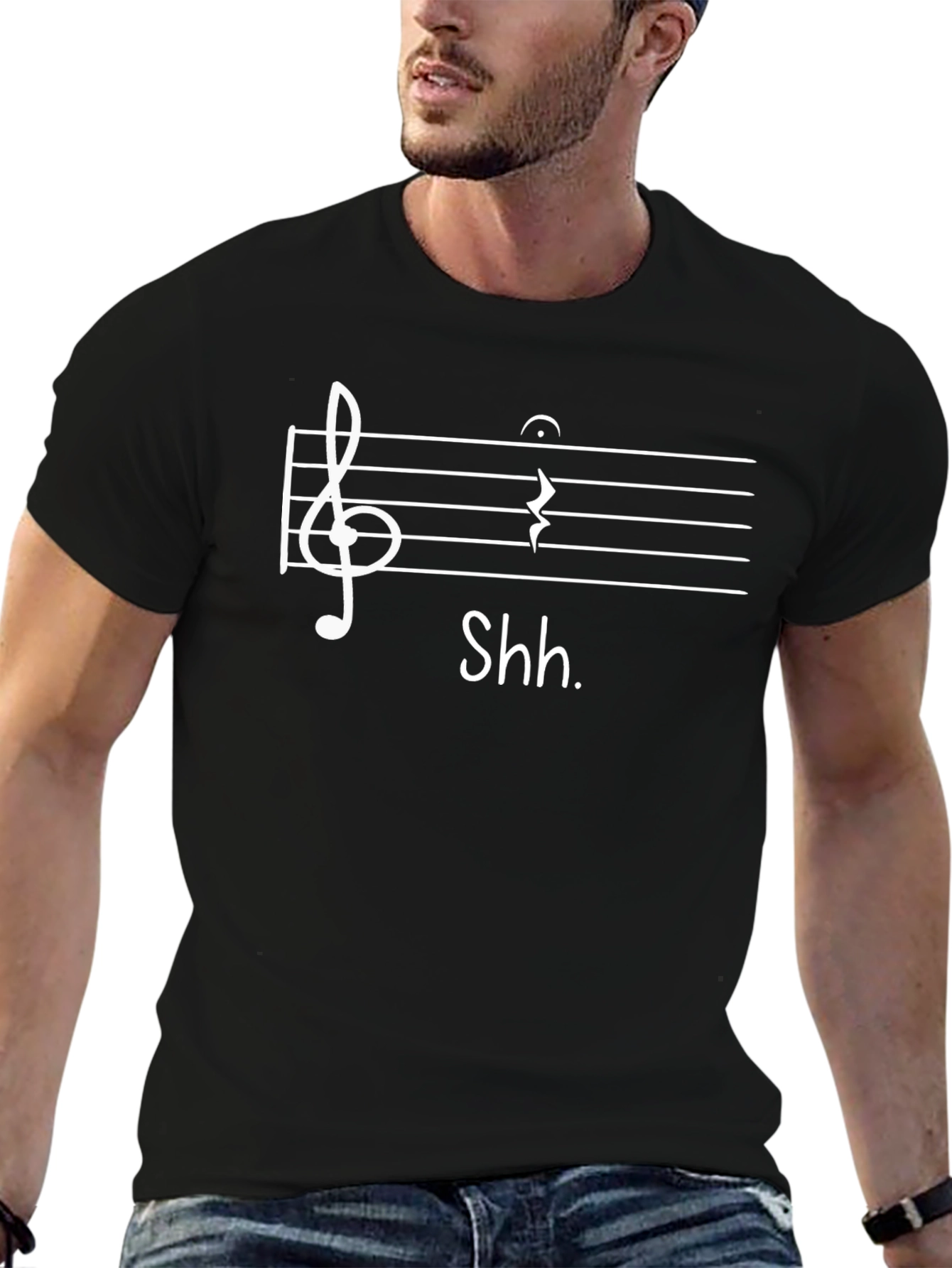 Shh! Music Rest T-Shirt - Comfortable & Stylish