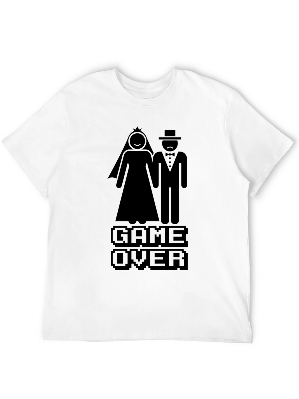 Game Over Newlywed Graphic Tee - Black