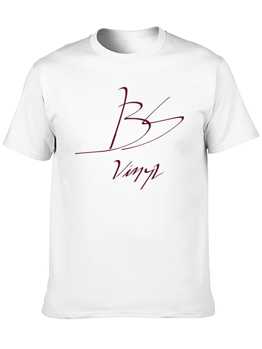 BS Vinyl Graphic Tee - Black Casual T-Shirt
