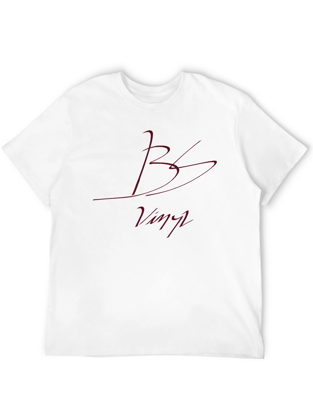 BS Vinyl Graphic Tee - Black Casual T-Shirt