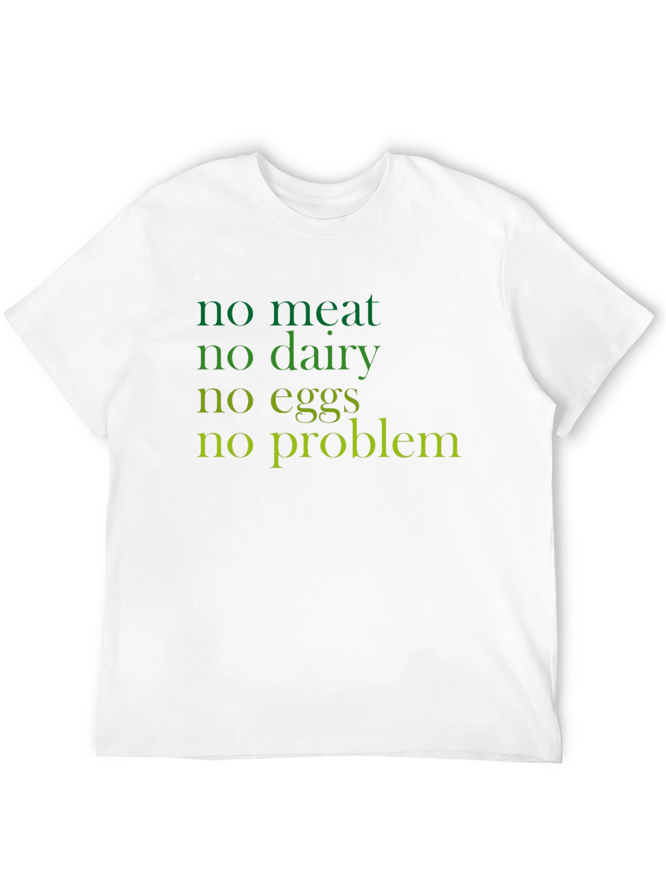 Vegan Life Black T-Shirt - No Meat No Dairy