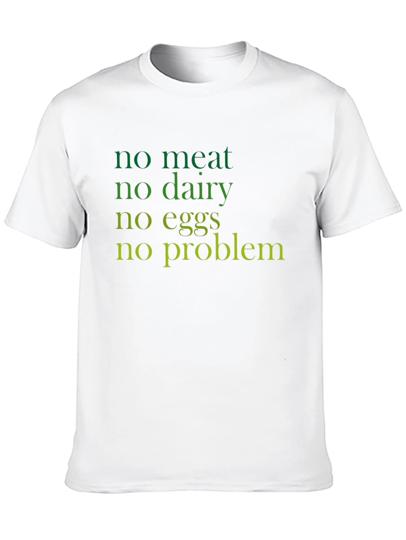 Vegan Life Black T-Shirt - No Meat No Dairy